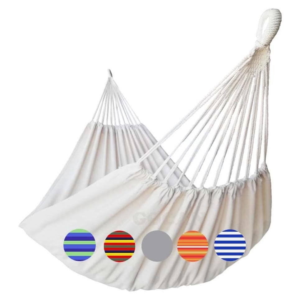 Hamaca Doble GOCAN 330x150cm Carga 226kg Beige