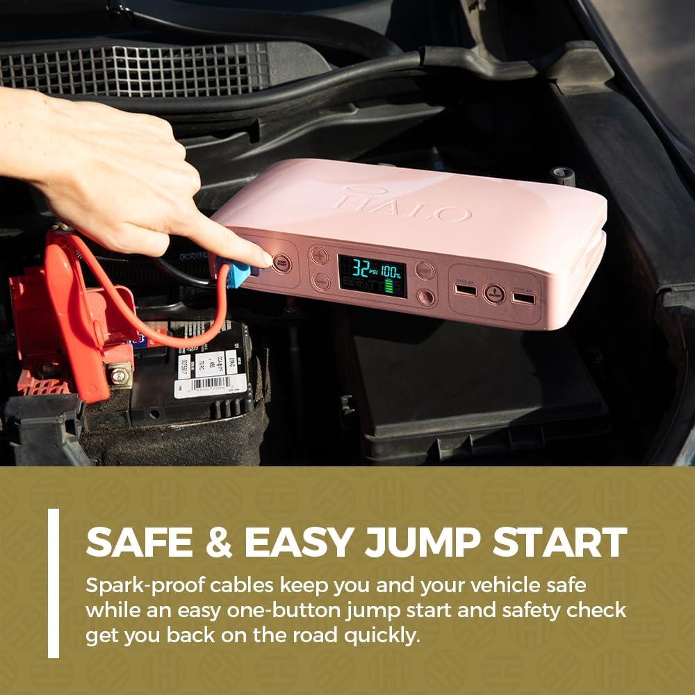 HALO Bolt Air+ Arrancador Portátil y Compresor de Aire