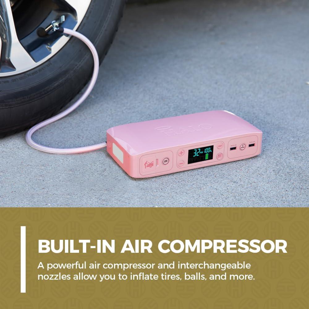 HALO Bolt Air+ Arrancador Portátil y Compresor de Aire