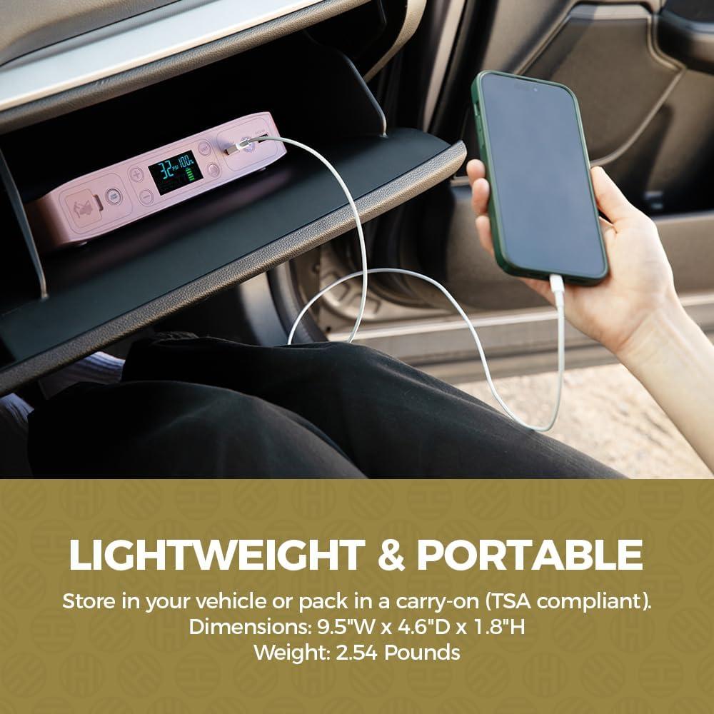 HALO Bolt Air+ Arrancador Portátil y Compresor de Aire