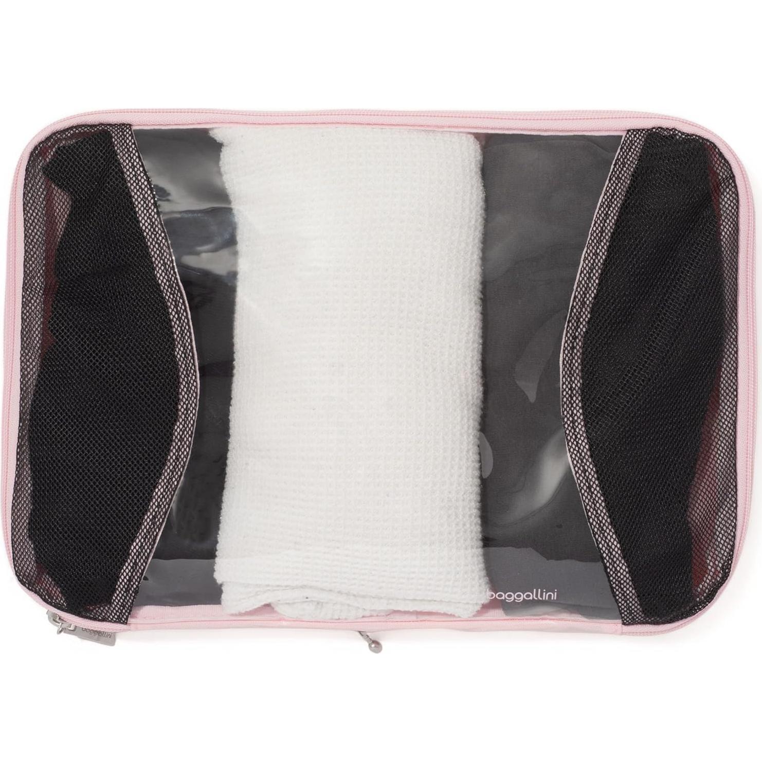 Conjunto 3 Cubos de Compresión Baggallini Nylon Ligero