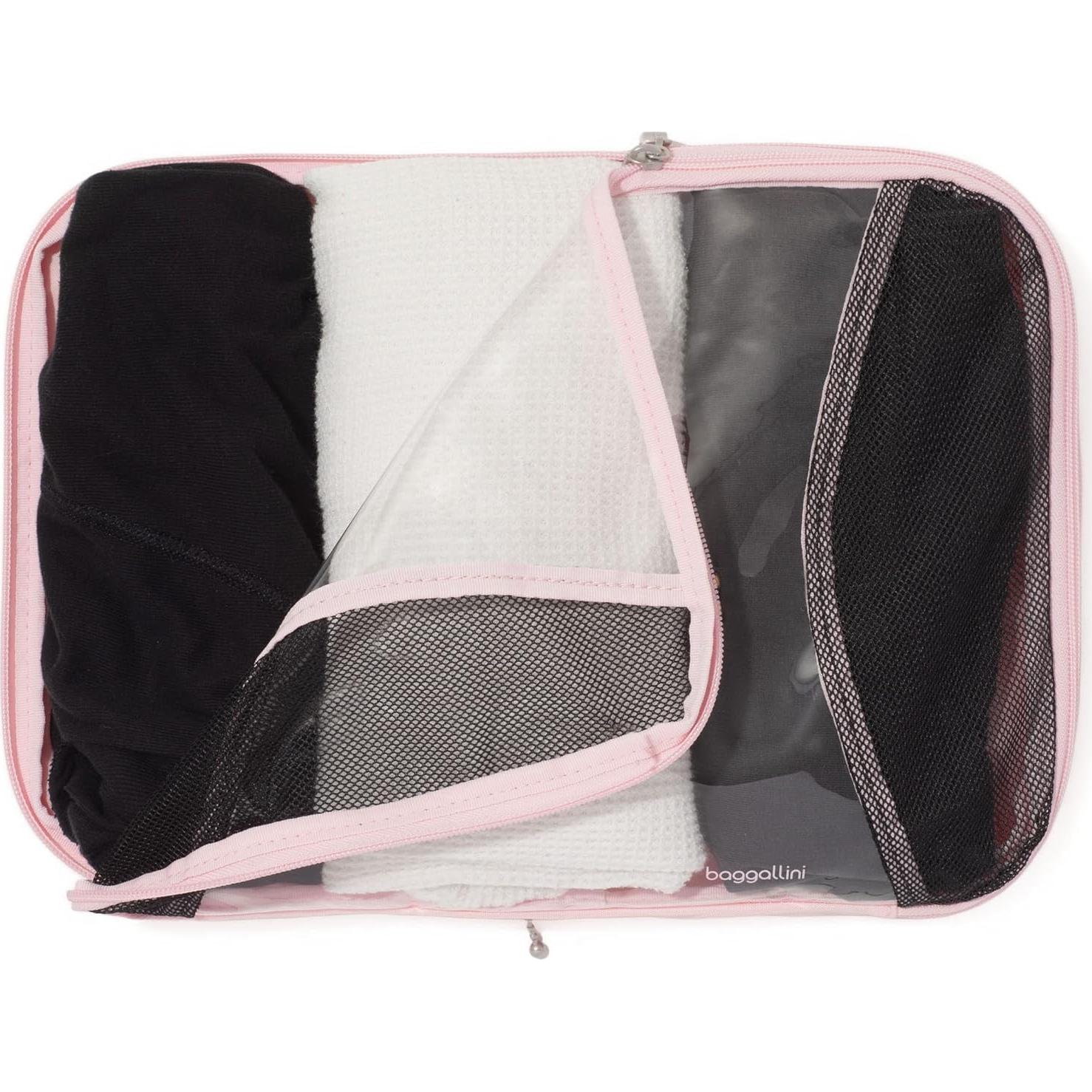 Conjunto 3 Cubos de Compresión Baggallini Nylon Ligero