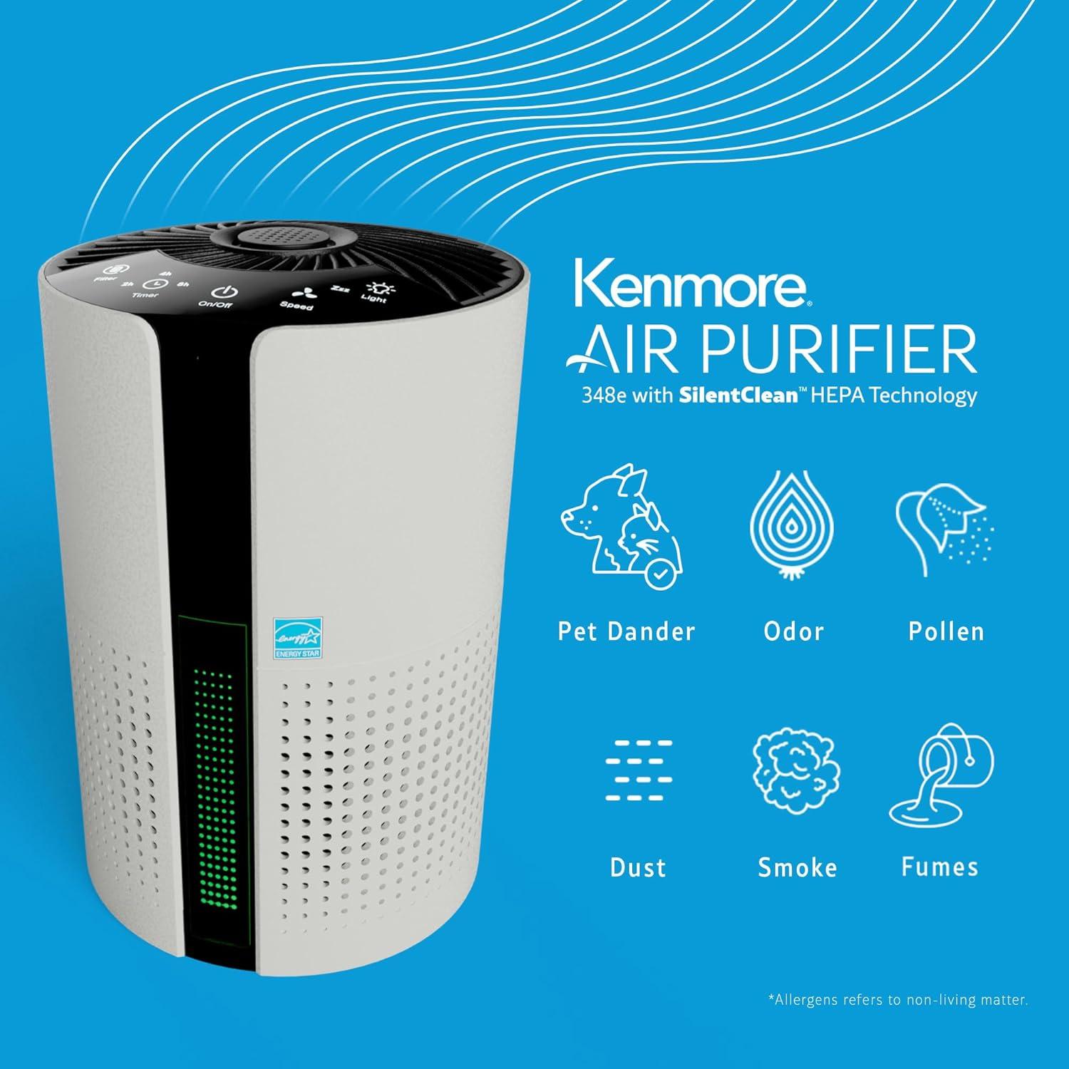 Purificador de aire Kenmore PM1010 HEPA para 32 m²