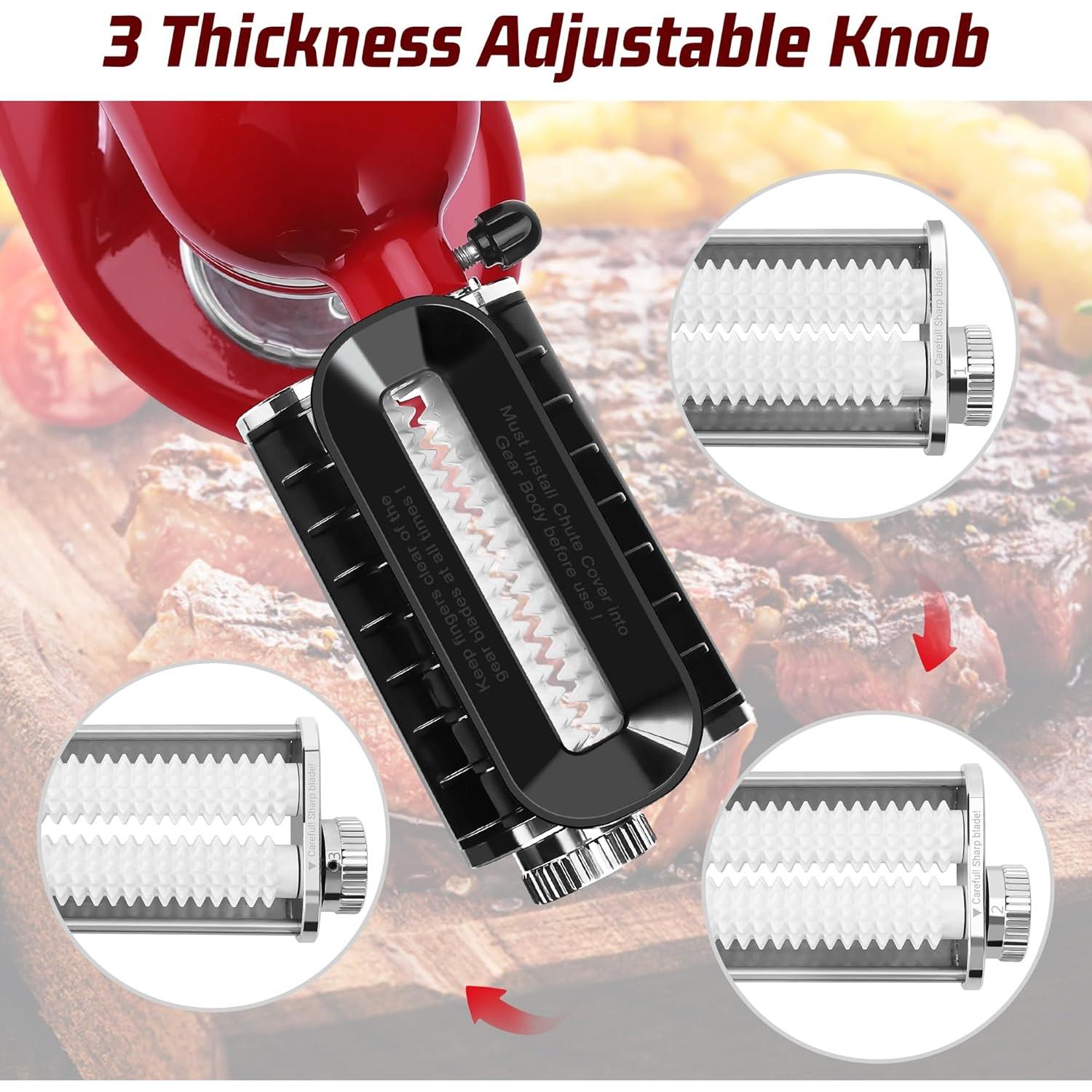 Ablandador de Carne Ajustable Kitchenaid - Accesorio Negro