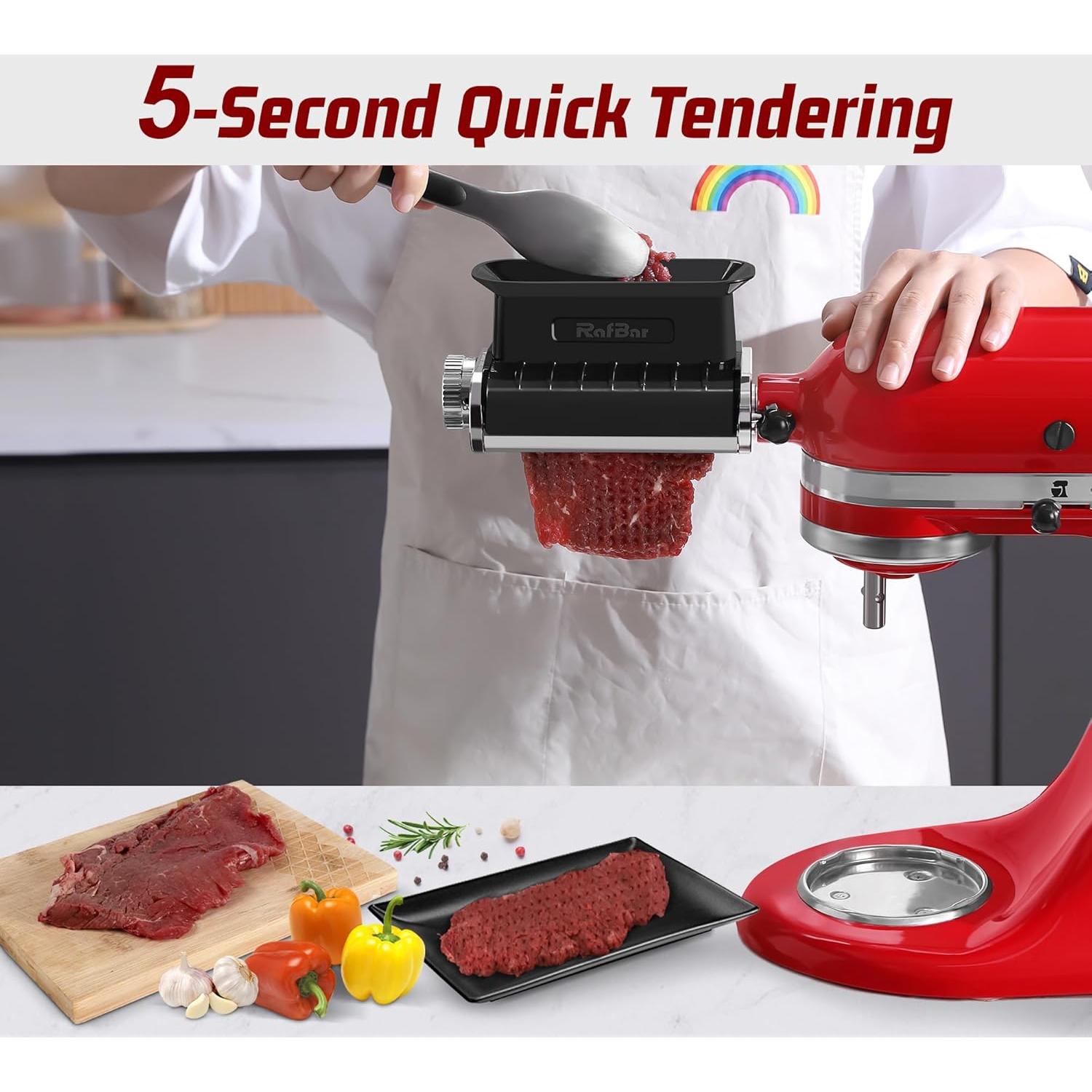 Ablandador de Carne Ajustable Kitchenaid - Accesorio Negro