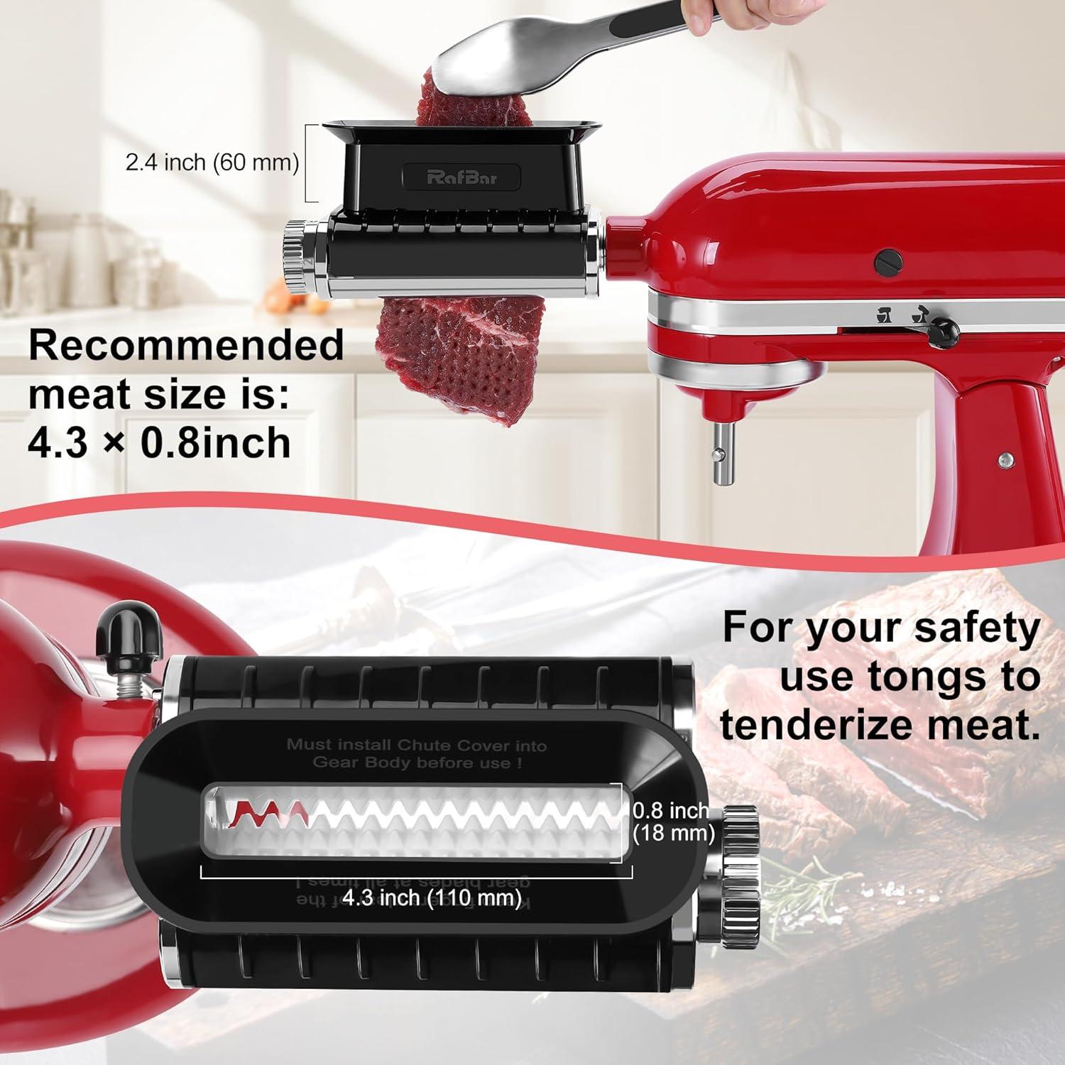 Ablandador de Carne Ajustable Kitchenaid - Accesorio Negro