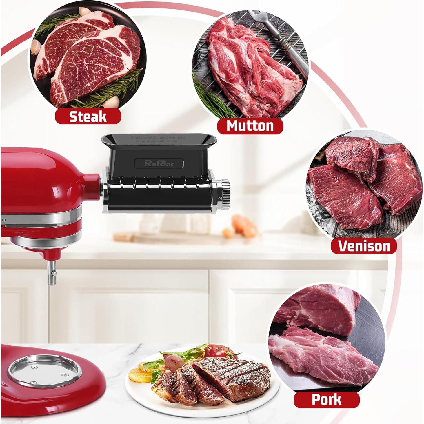 Ablandador de Carne Ajustable Kitchenaid - Accesorio Negro