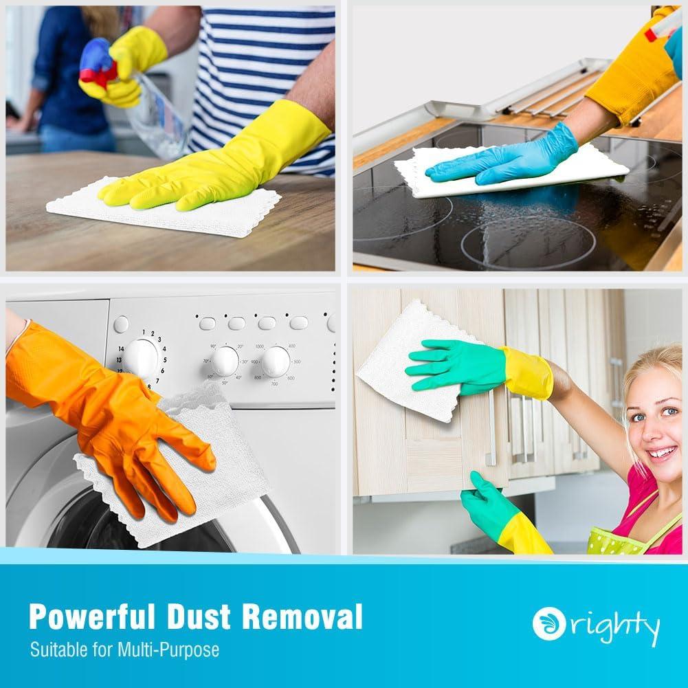 Paños de limpieza Orighty 100 paquetes microfibra 29.2x29.2cm