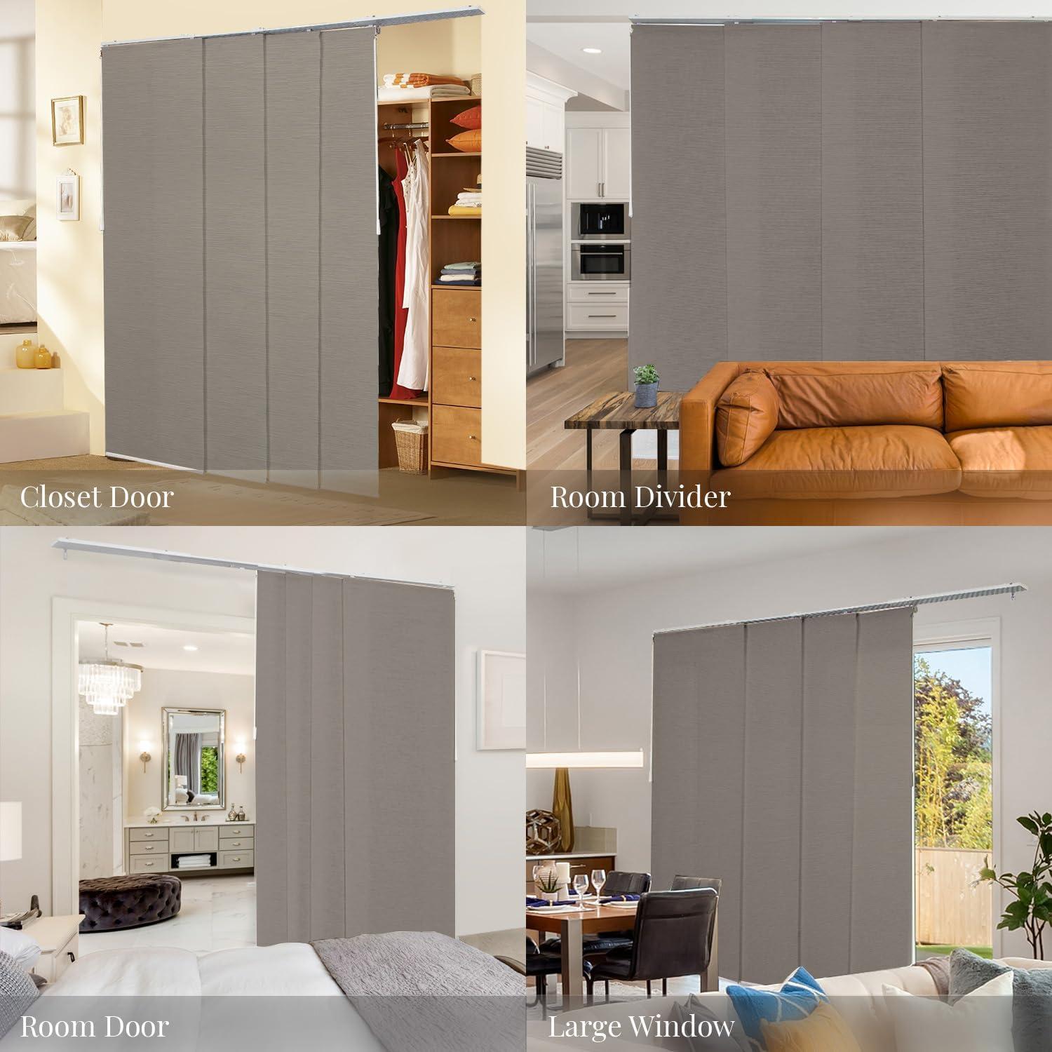 Persianas Verticales Chicology 4 Paneles 46-86 cm x 96 cm Salvia