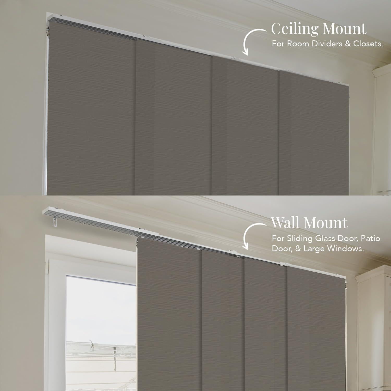 Persianas Verticales Chicology 4 Paneles 46-86 cm x 96 cm Salvia