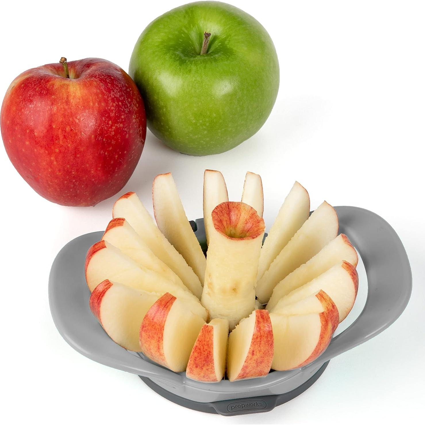 Cortador y Descorazonador de Manzana Progressive 16 Rebanadas Gris