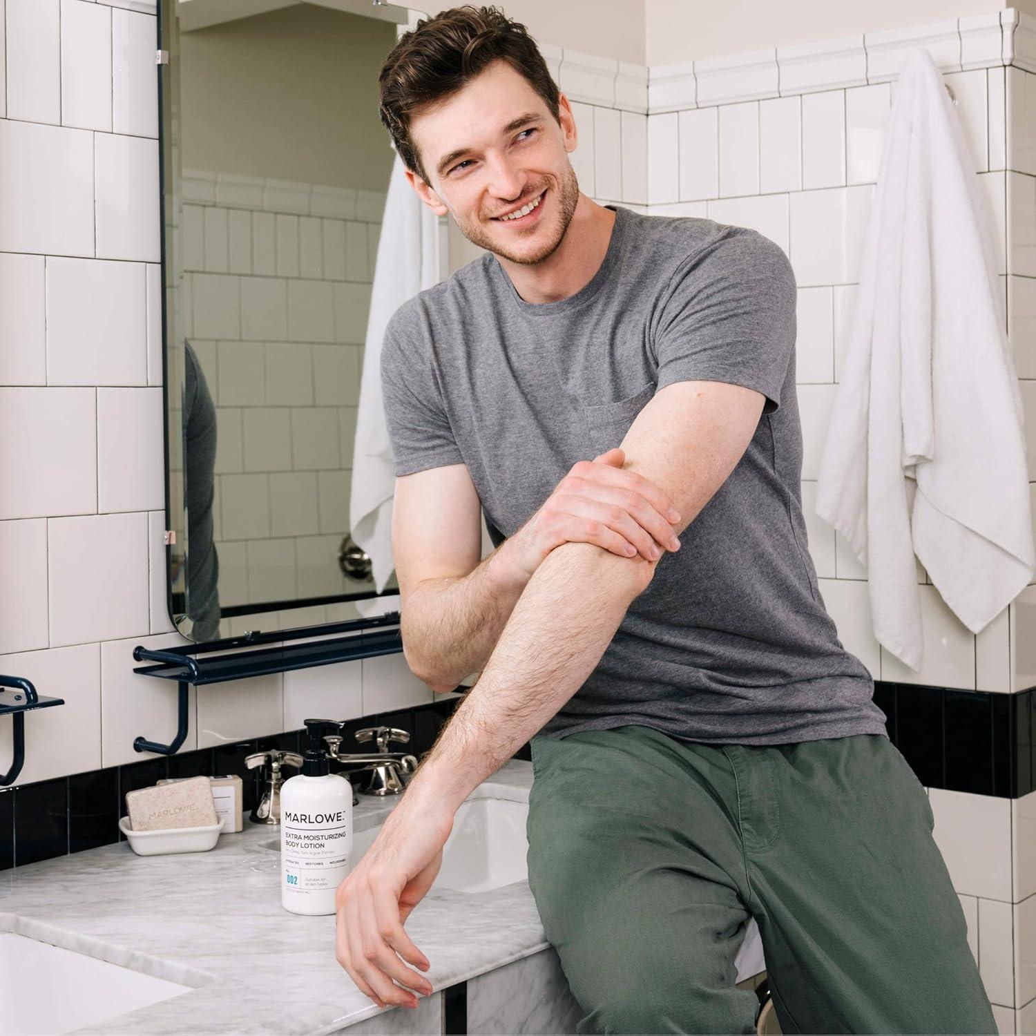 Loción Corporal MARLOWE. Original 425 g - Hidratante con Aloe Vera