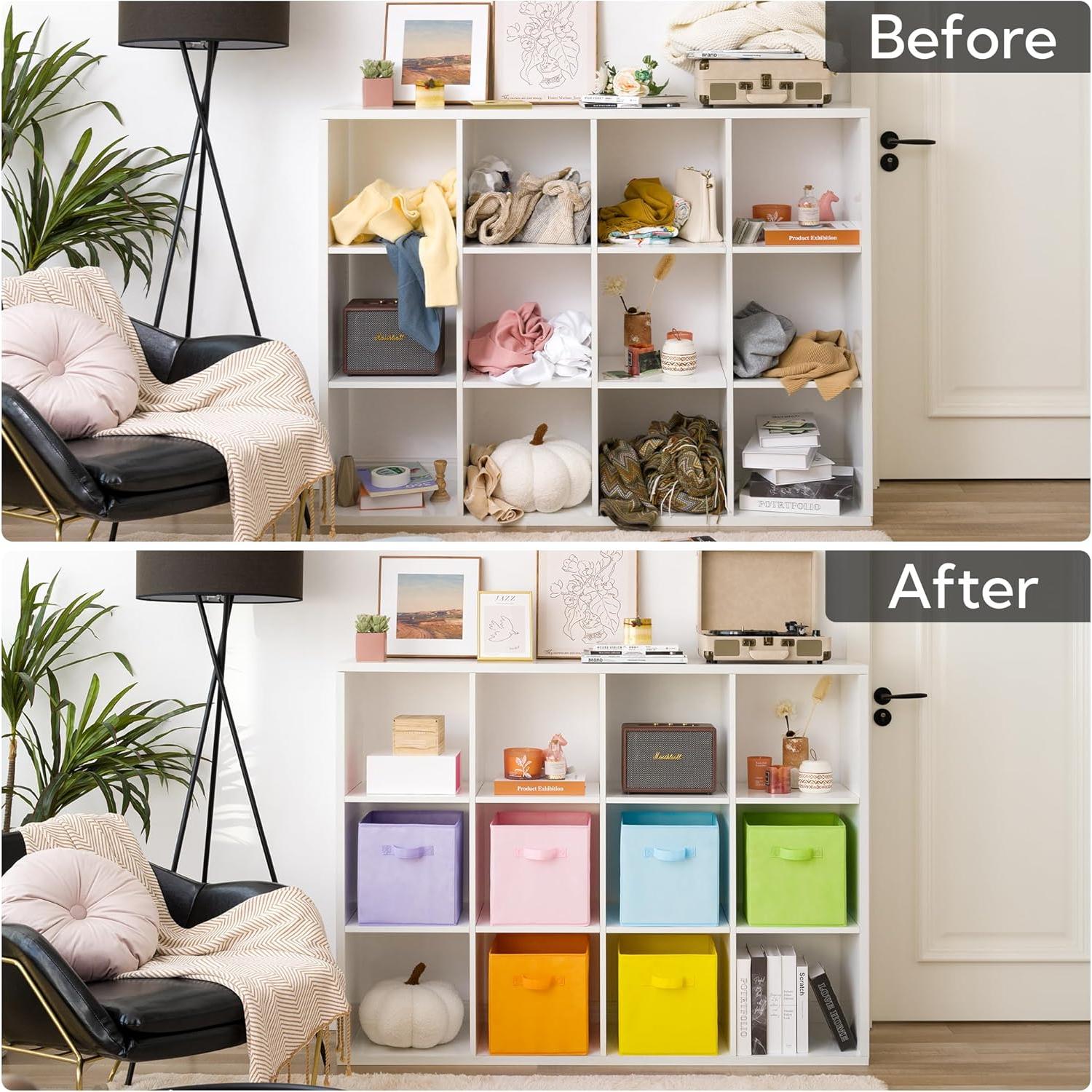 Cestas de Almacenamiento Plegables GRANNY SAYS 28 cm - Paquete de 6