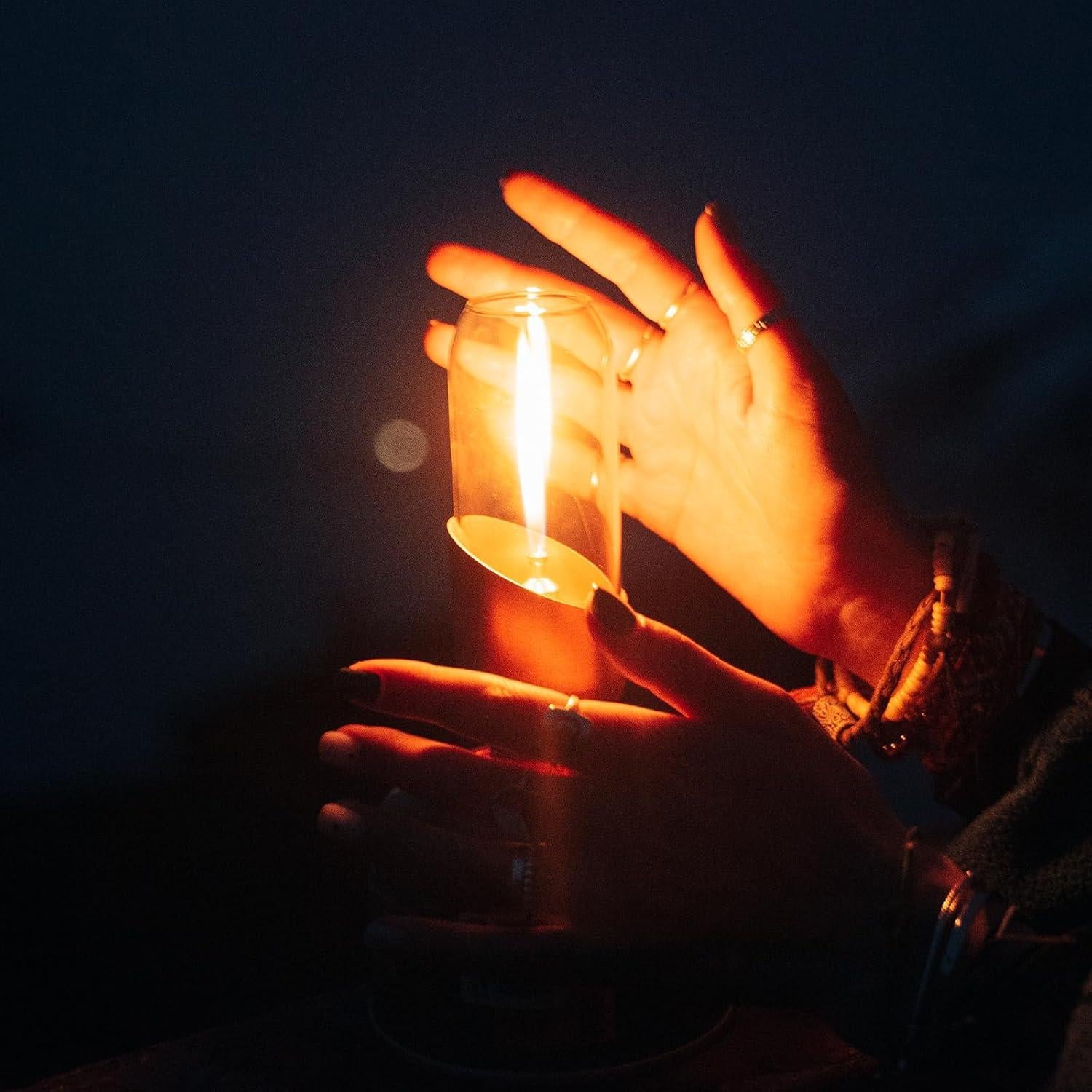 Lámpara de Camping Fire-Maple Naranja 9.4x5.1x13.7cm Sin Mechas