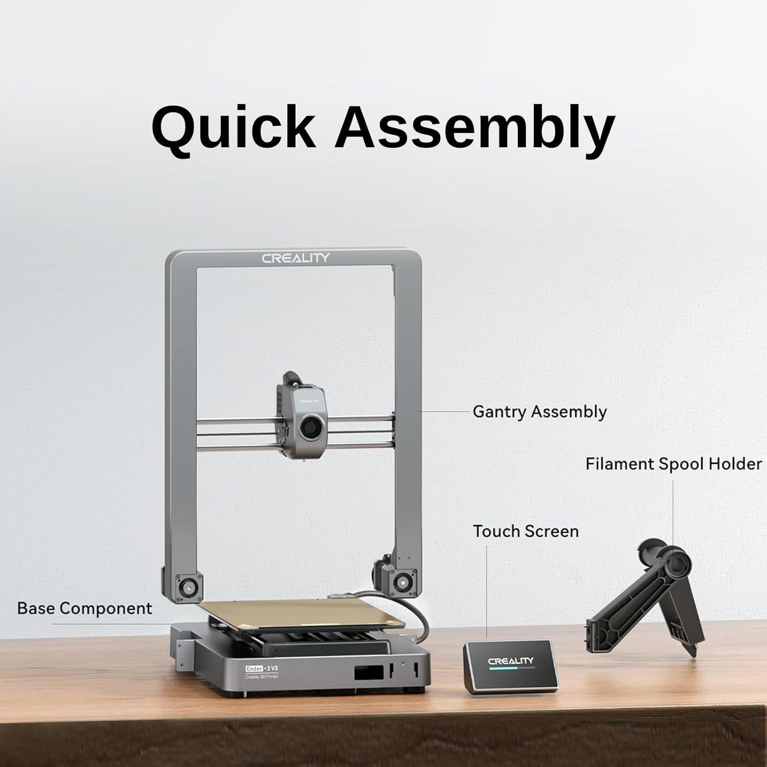 Impresora 3D Creality Ender 3 V3 - 600mm/s, 220x220x250mm