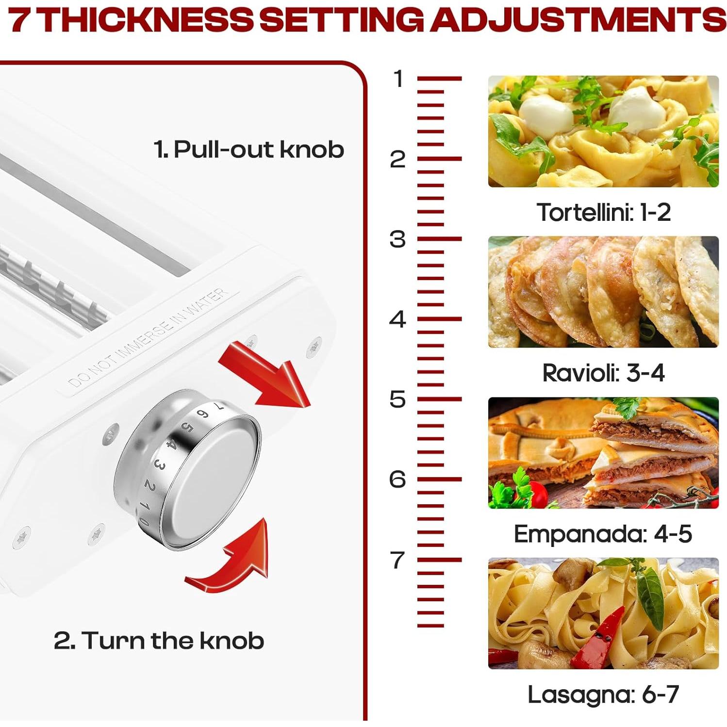 Accesorio de Pasta KitchenAid 3 en 1 - Cortador y Rodillo