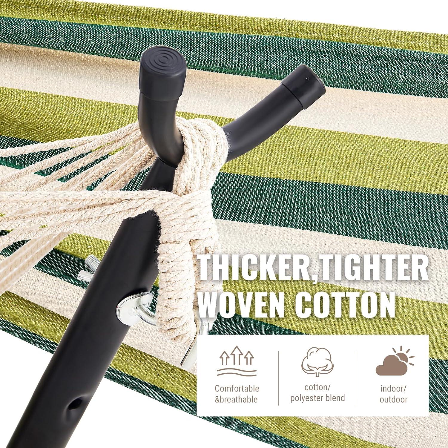 Hamaca Doble EchoSmile con Soporte Desmontable - 217 kg