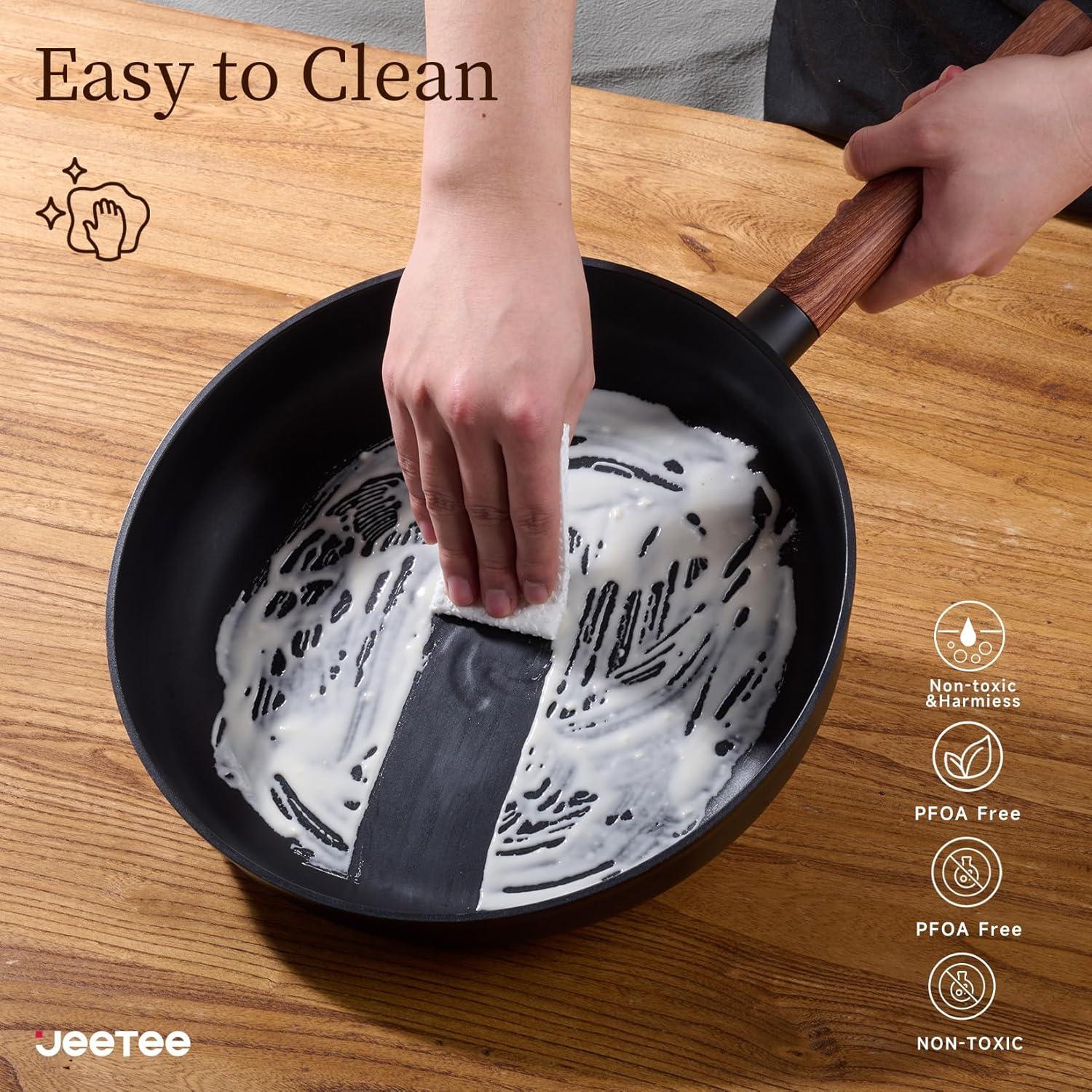 Juego de Utensilios de Cocina JEETEE 15 Piezas Cerámica