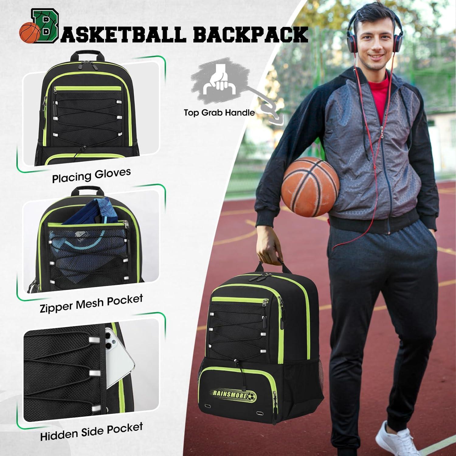 Mochila de Baloncesto Rainsmore 5217 Impermeable 32x45x21cm