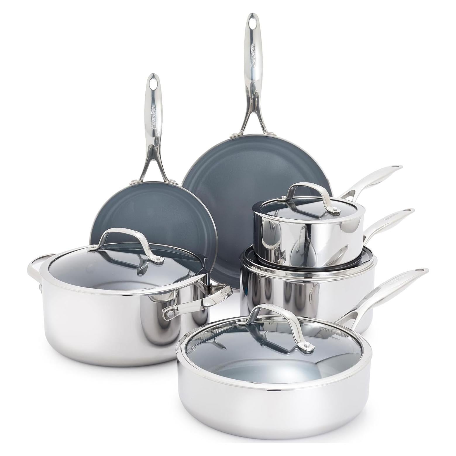 Juego de Utensilios de Cocina GreenPan Valencia Pro 10 Pzas