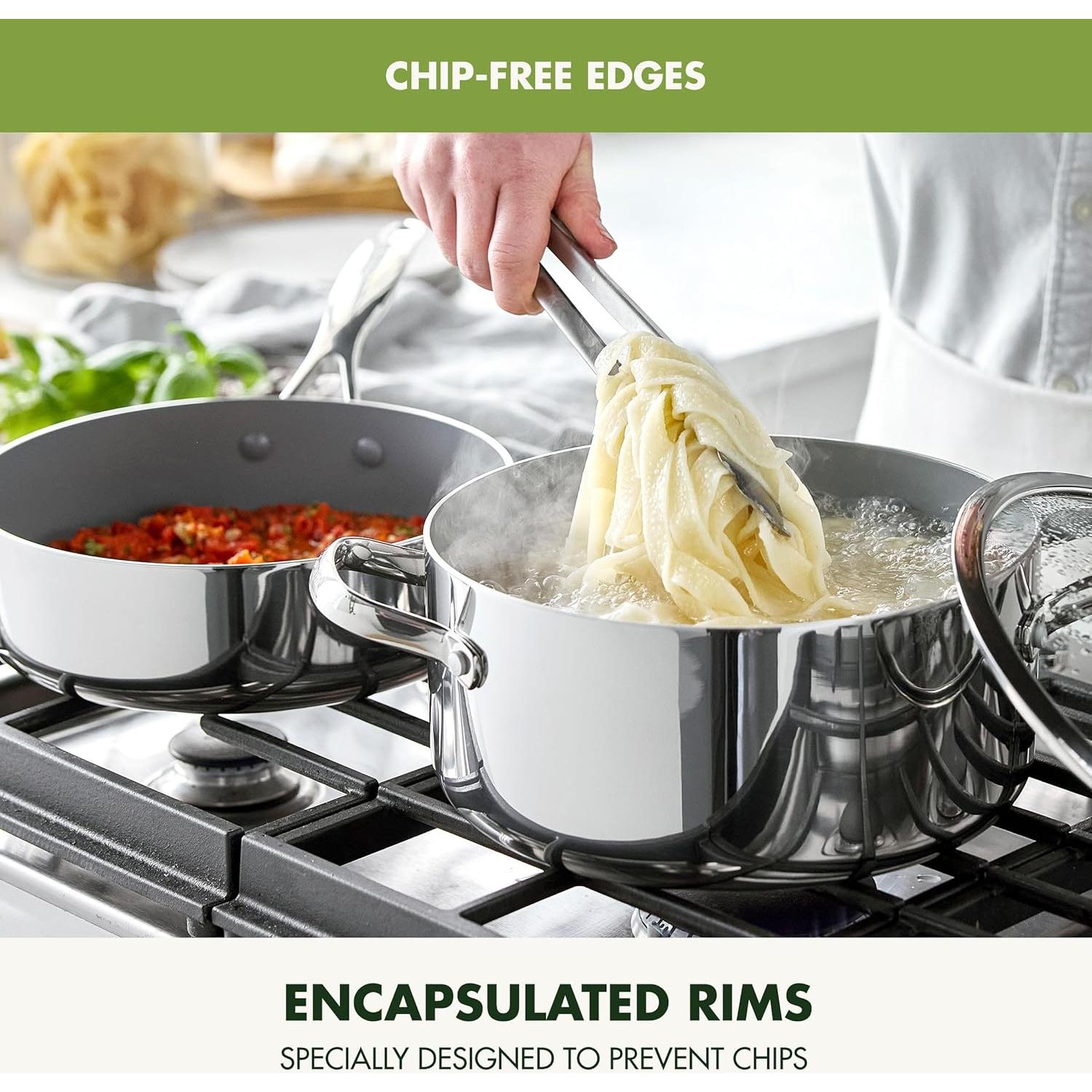 Juego de Utensilios de Cocina GreenPan Valencia Pro 10 Pzas