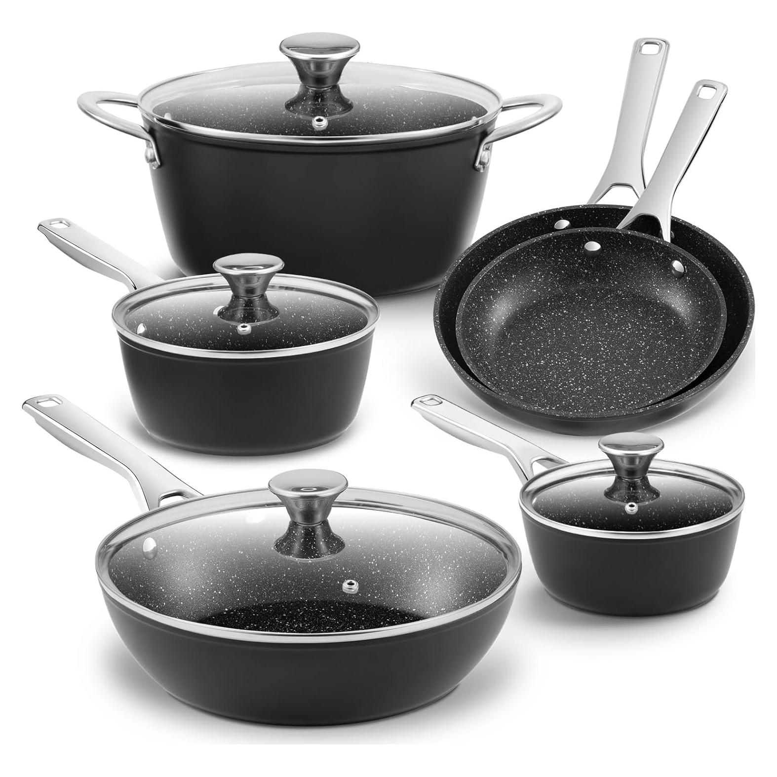 Juego de Utensilios de Cocina BEZIA 10 Piezas Inducción