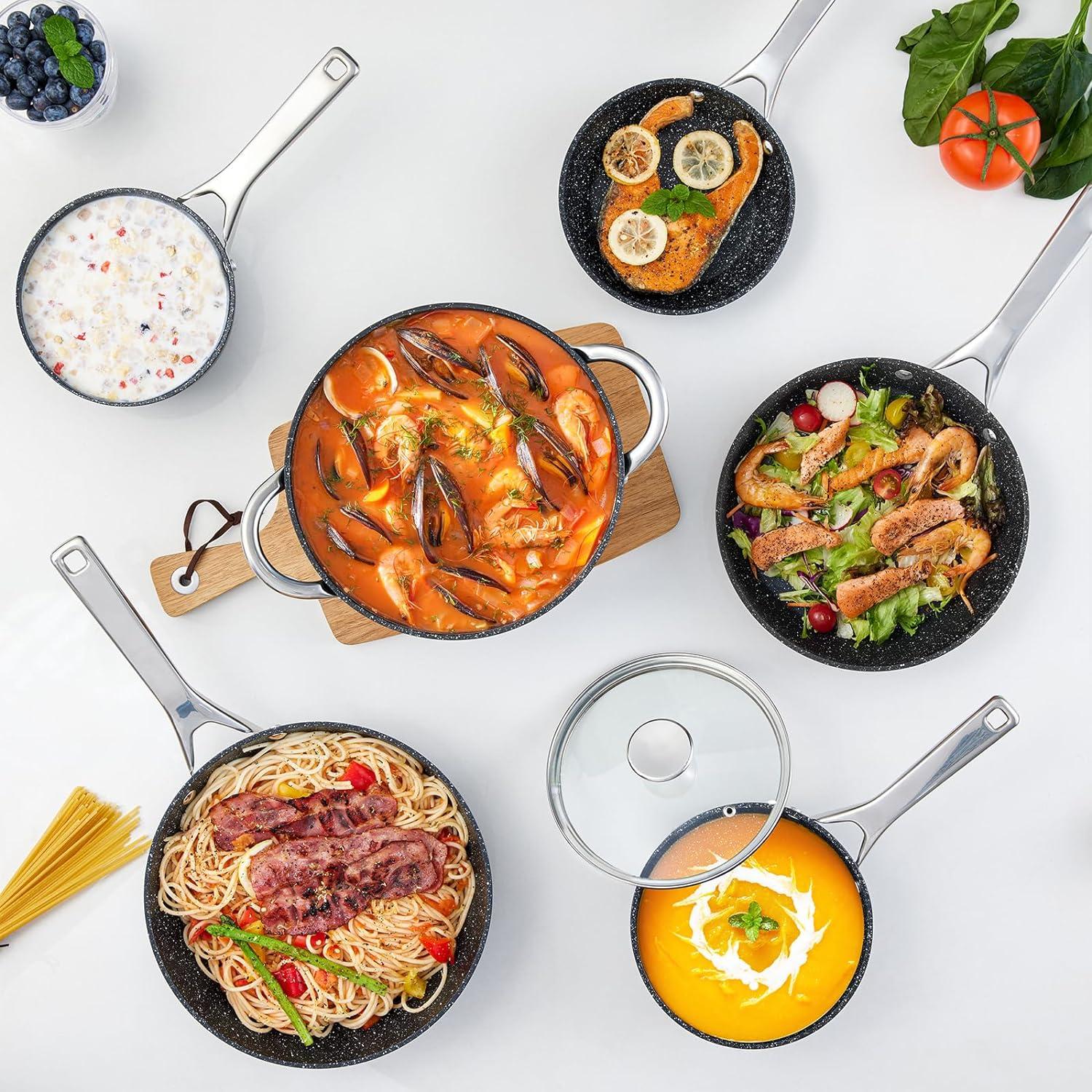 Juego de Utensilios de Cocina BEZIA 10 Piezas Inducción