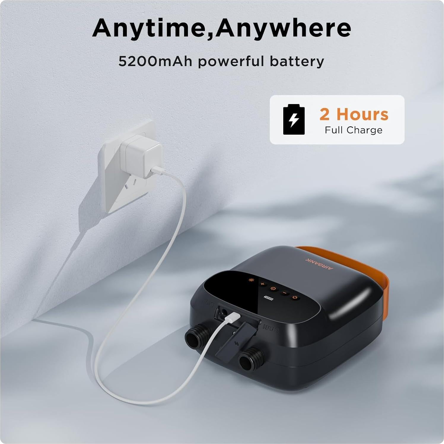 Bomba Eléctrica SUP AIRBANK PUFFER Pro 20 PSI Portátil