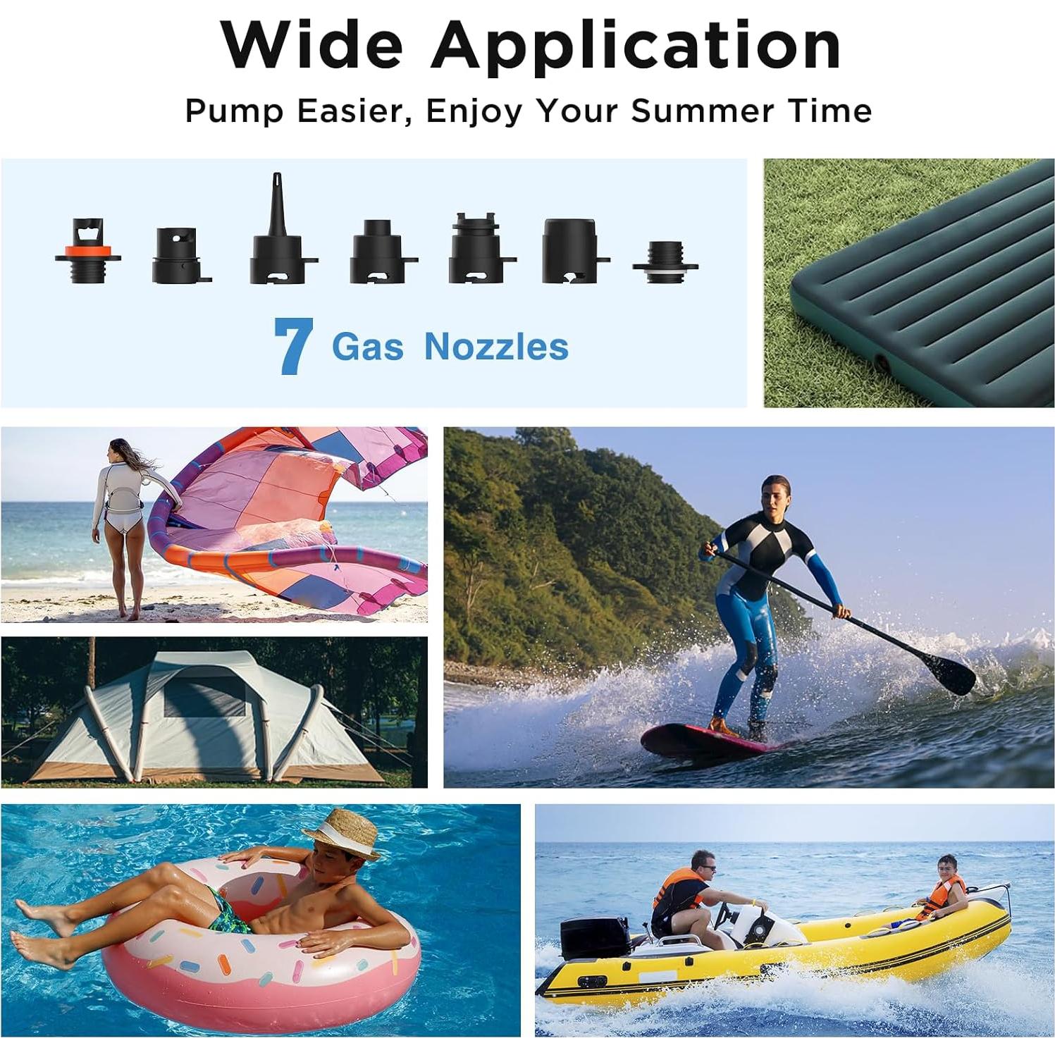 Bomba Eléctrica SUP AIRBANK PUFFER Pro 20 PSI Portátil