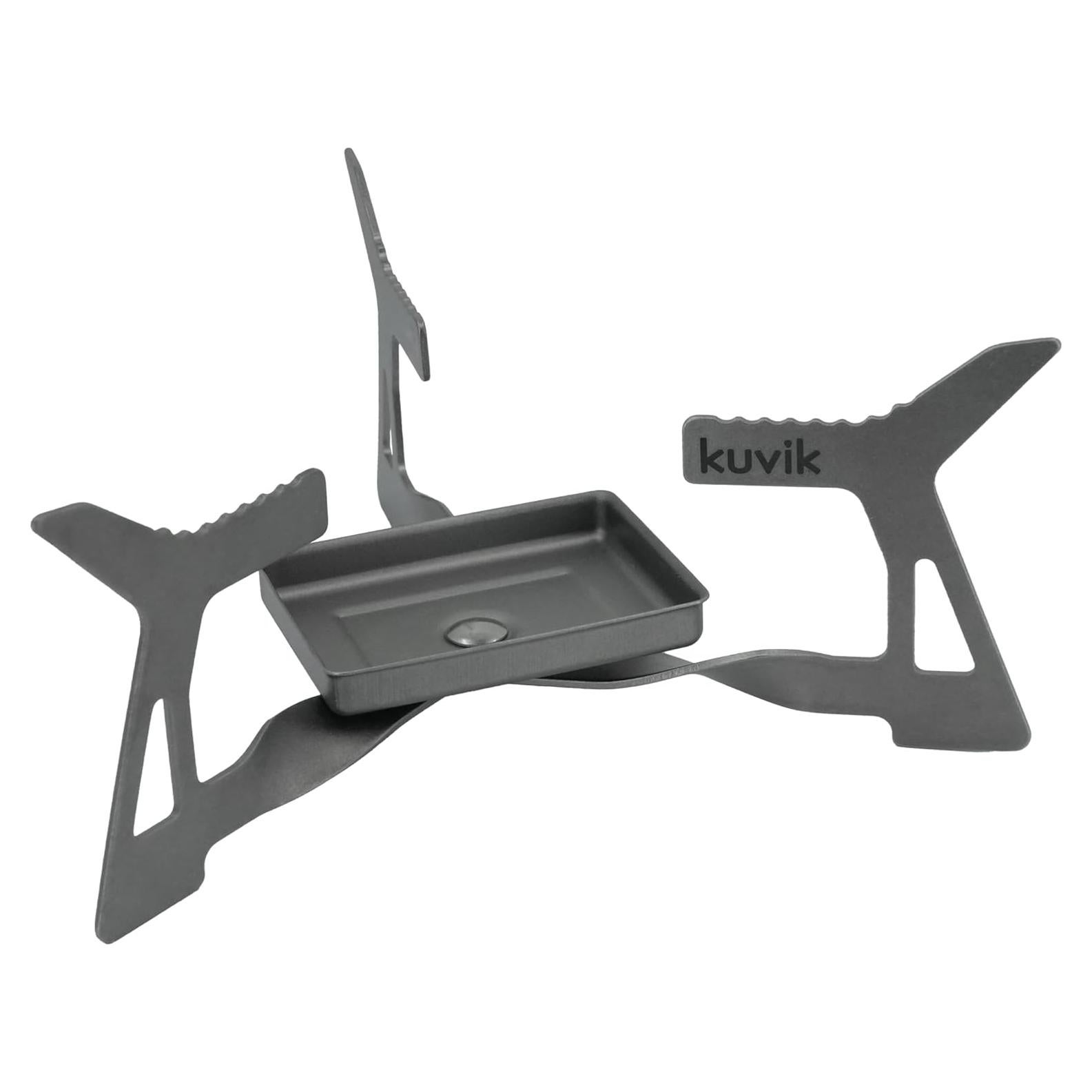 Estufa de Combustible Sólido Kuvik Micro - Titanio Ultraligero