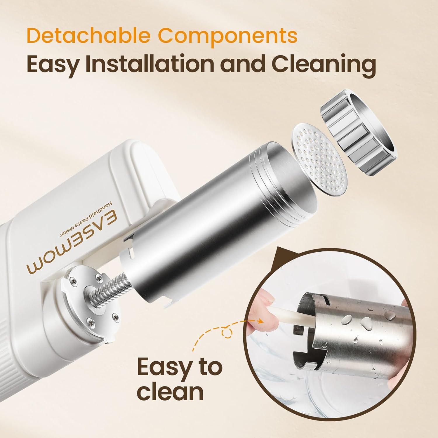 Máquina de Pasta EASEMOM Eléctrica 5 Moldes Acero Inoxidable