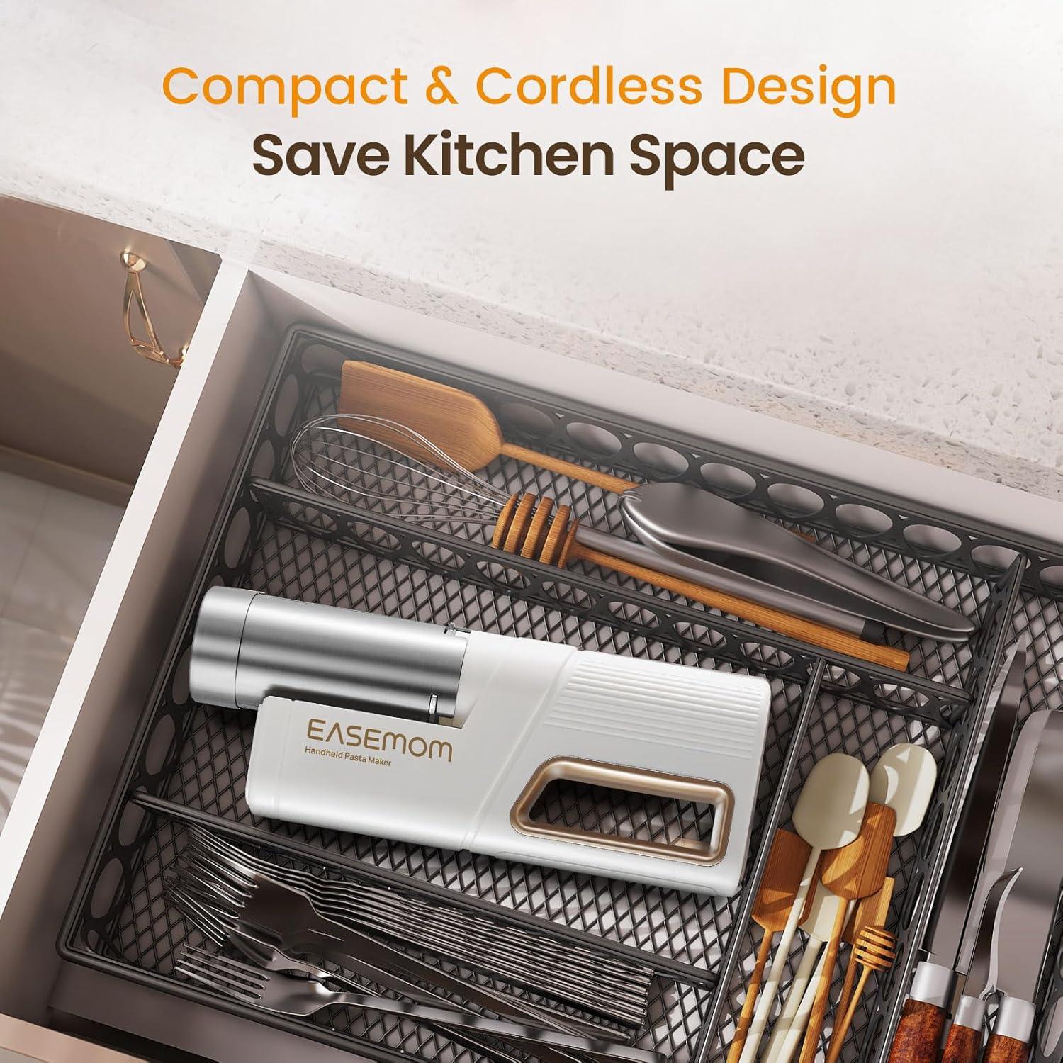 Máquina de Pasta EASEMOM Eléctrica 5 Moldes Acero Inoxidable