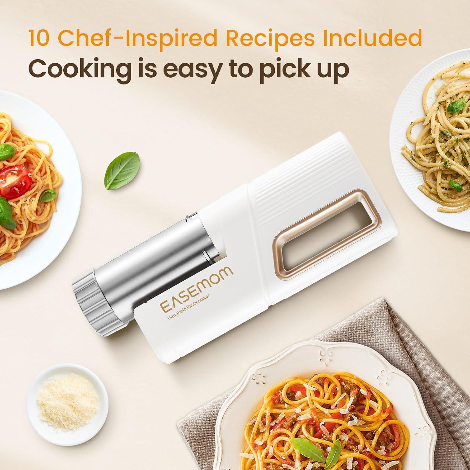 Máquina de Pasta EASEMOM Eléctrica 5 Moldes Acero Inoxidable