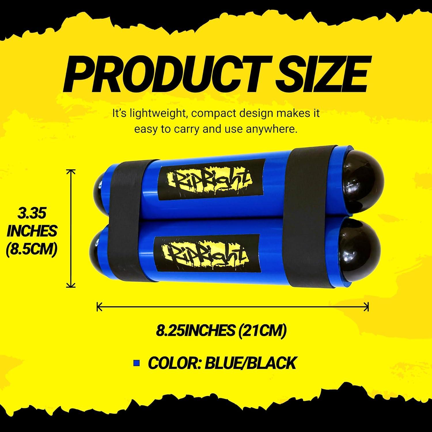 RipRight RipStick Naranja - Equipo de Ejercicio con 6 Bandas