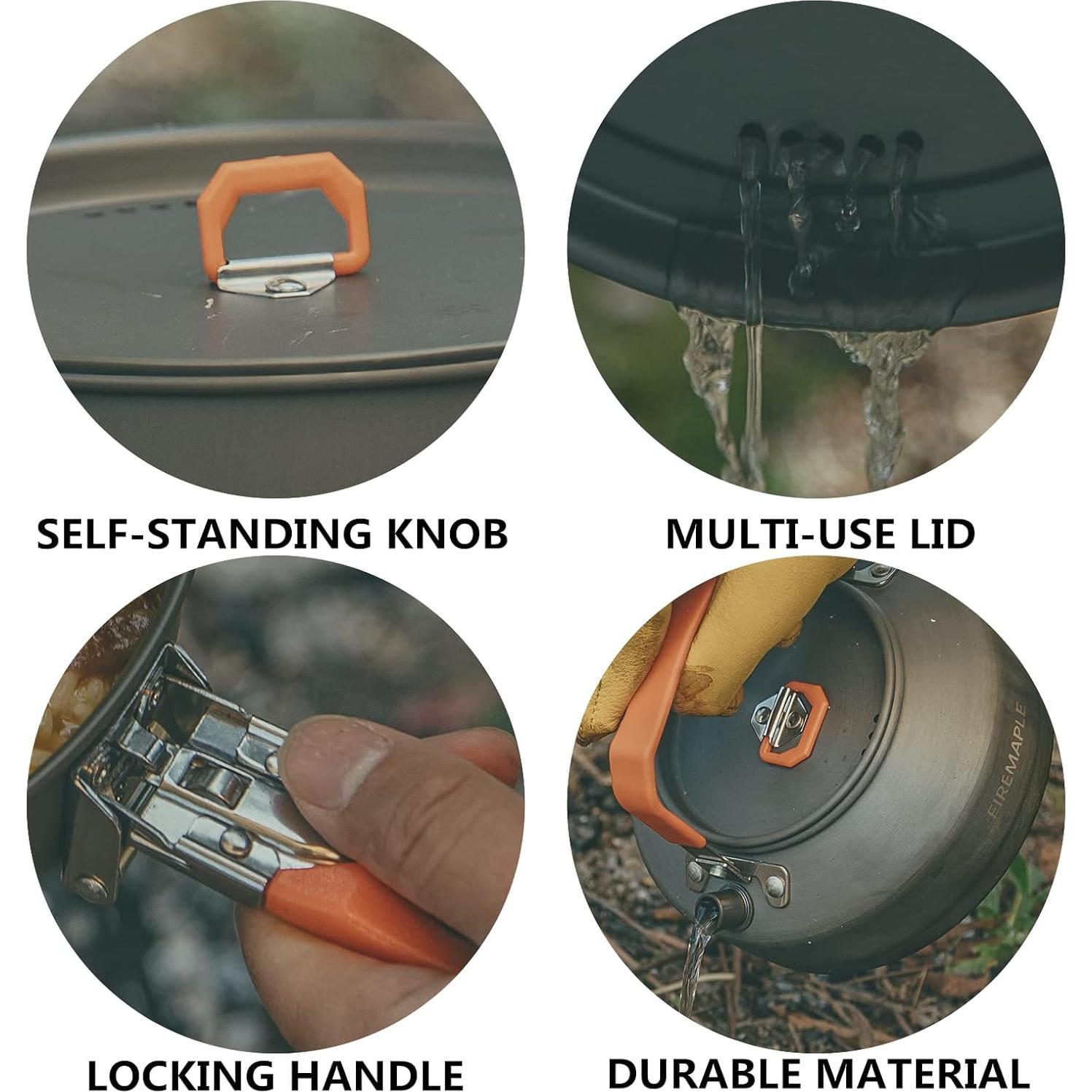 Juego de cocina Fire-Maple Feast 12 piezas para camping