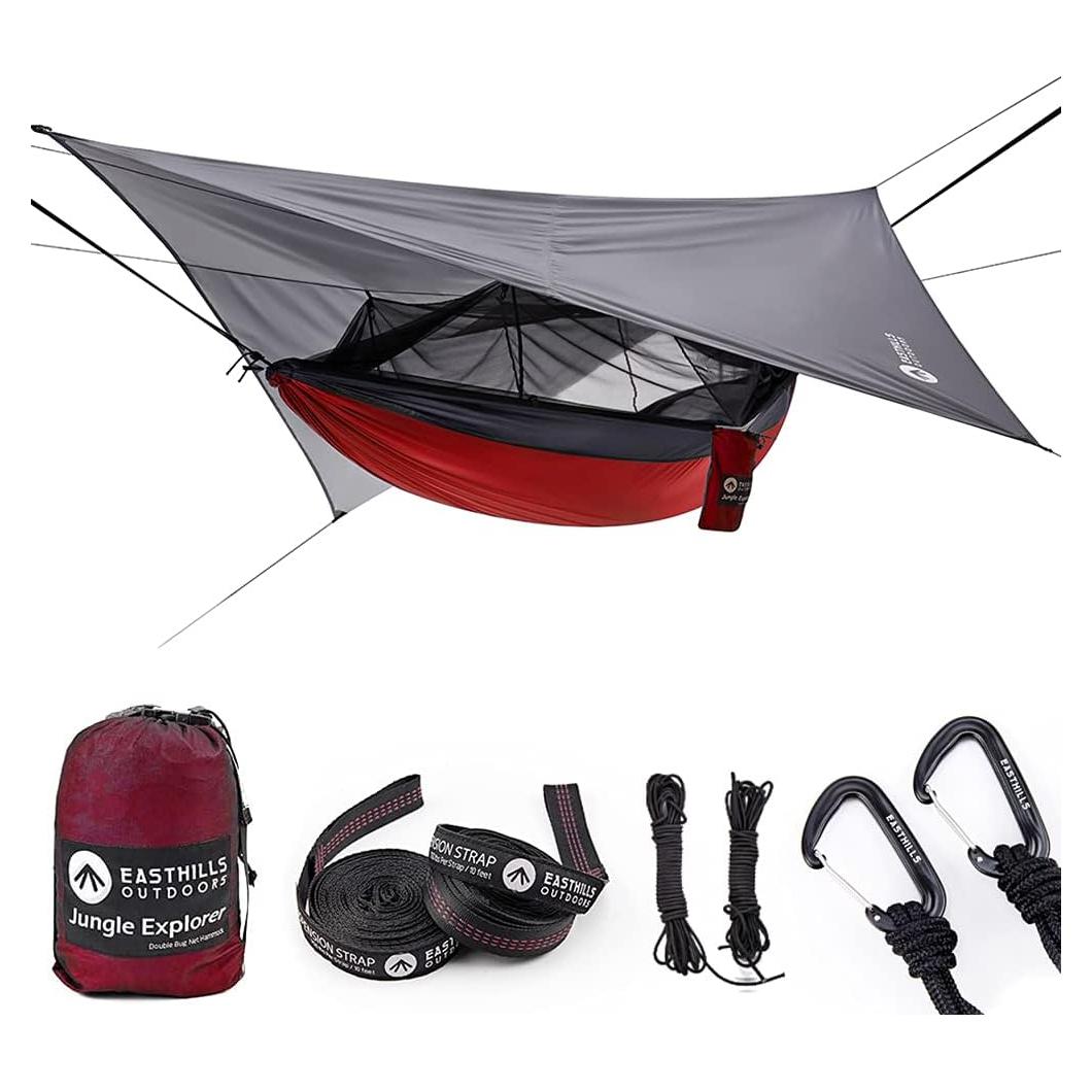 Hamaca Doble Easthills Outdoors 300x200 cm con Red Insectos