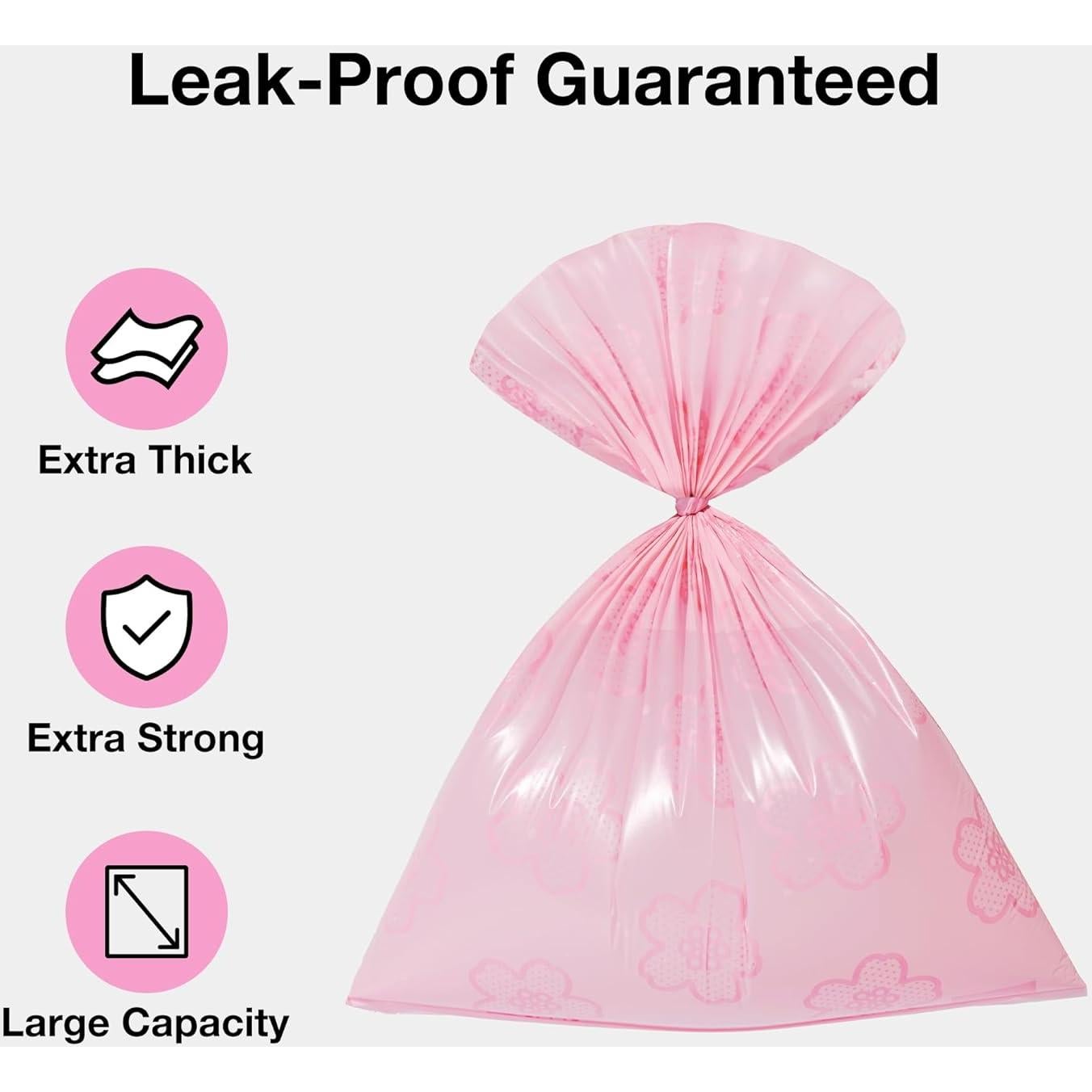 Dispensador de Bolsas de Excremento VETRESKA Flor de Cerezo 105 Unidades