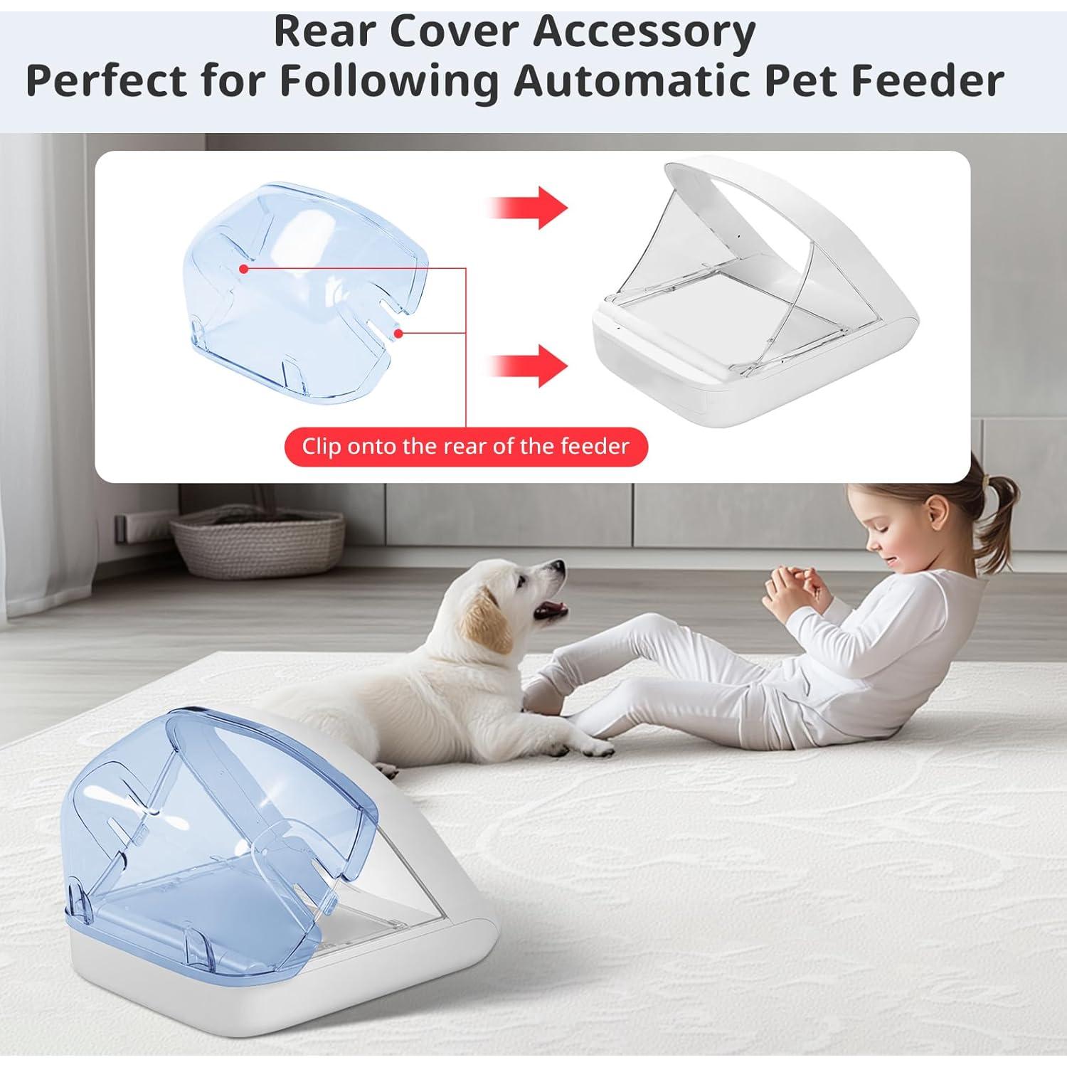 Cubierta Trasera para Comedero Automático Baofum - Azul