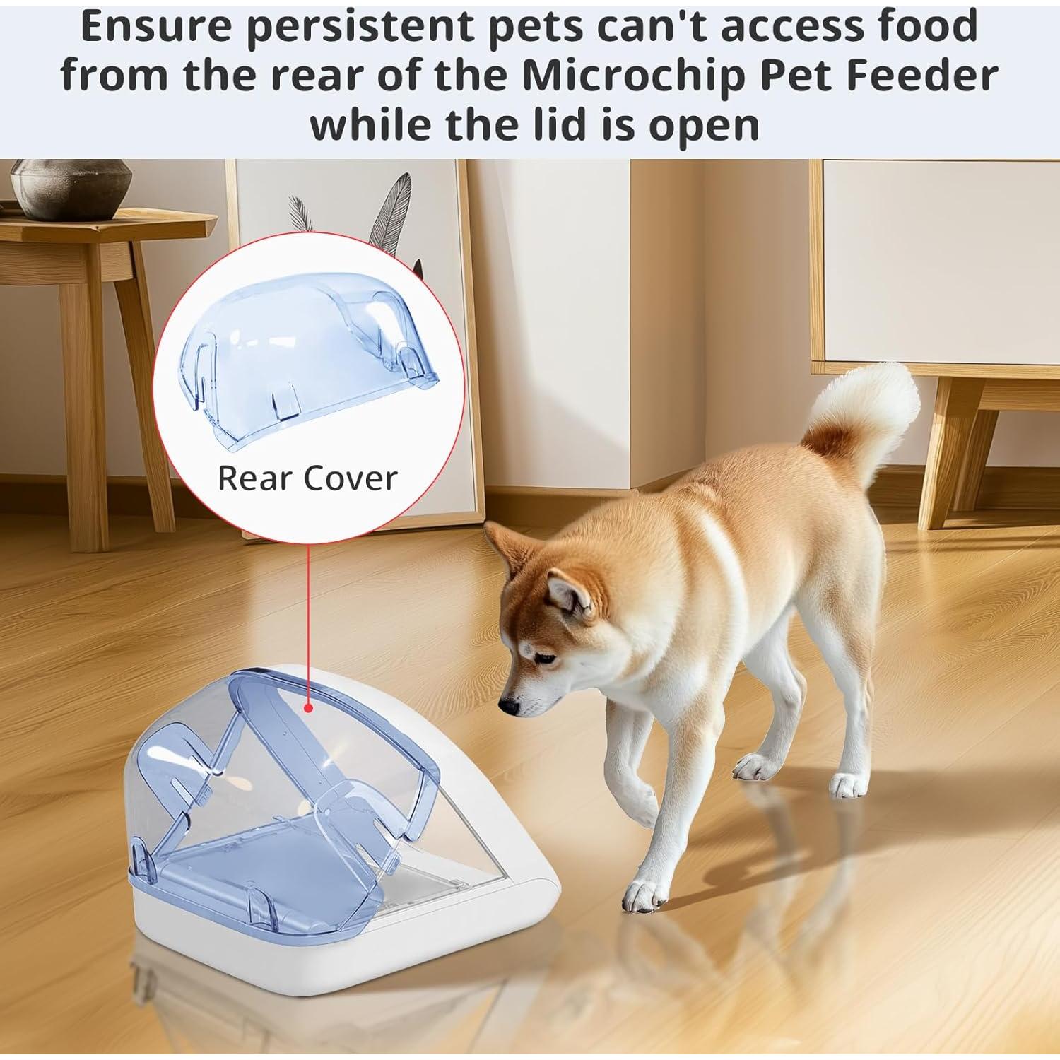 Cubierta Trasera para Comedero Automático Baofum - Azul