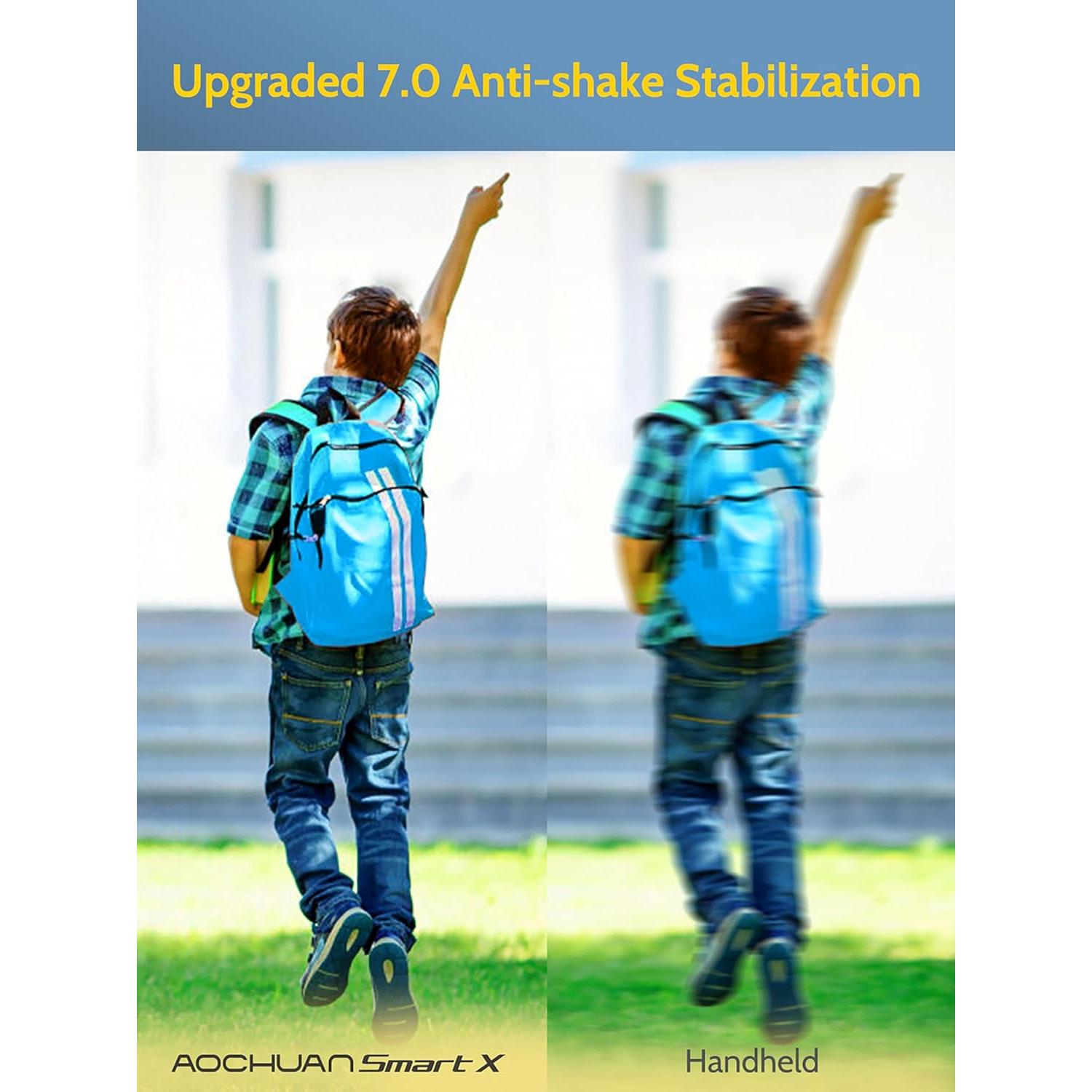 Gimbal Estabilizador 3 Ejes AOCHUAN para iPhone y Android - Smart X Negro