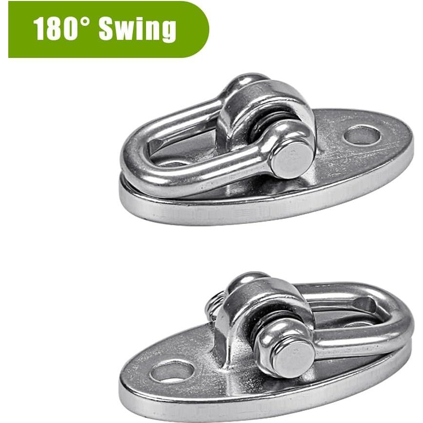 Ganchos de Columpio SELEWARE Acero Inoxidable 180° 907kg