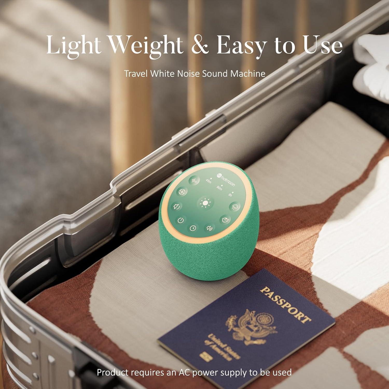 Máquina de Sonido Hotmoon con 40 Sonidos y Luz Nocturna