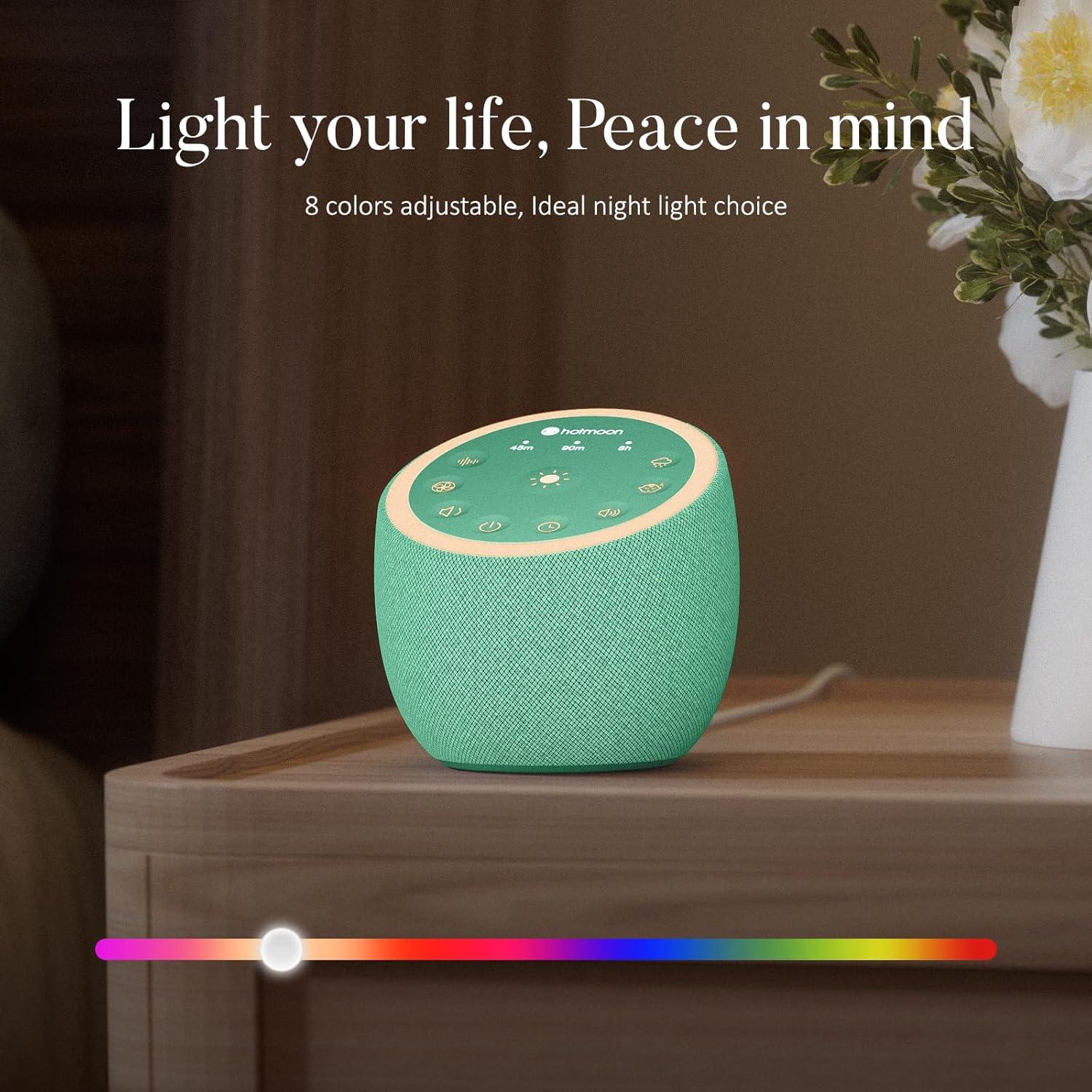 Máquina de Sonido Hotmoon con 40 Sonidos y Luz Nocturna