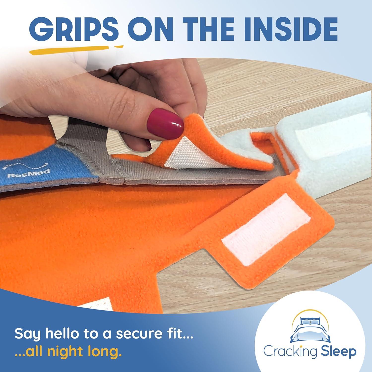 Cubierta CPAP Cracking Sleep Reversible Naranja Azul 18x14cm