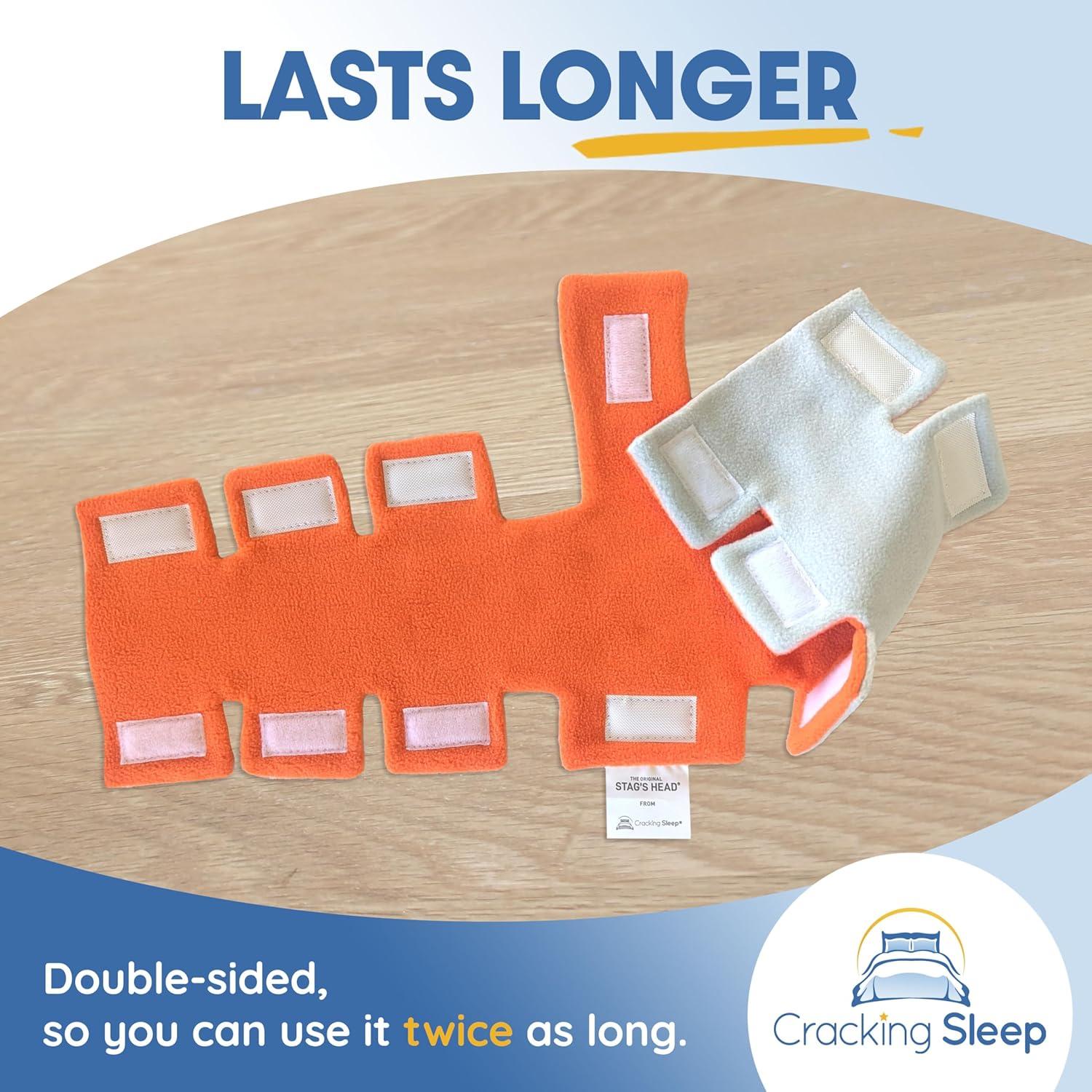 Cubierta CPAP Cracking Sleep Reversible Naranja Azul 18x14cm