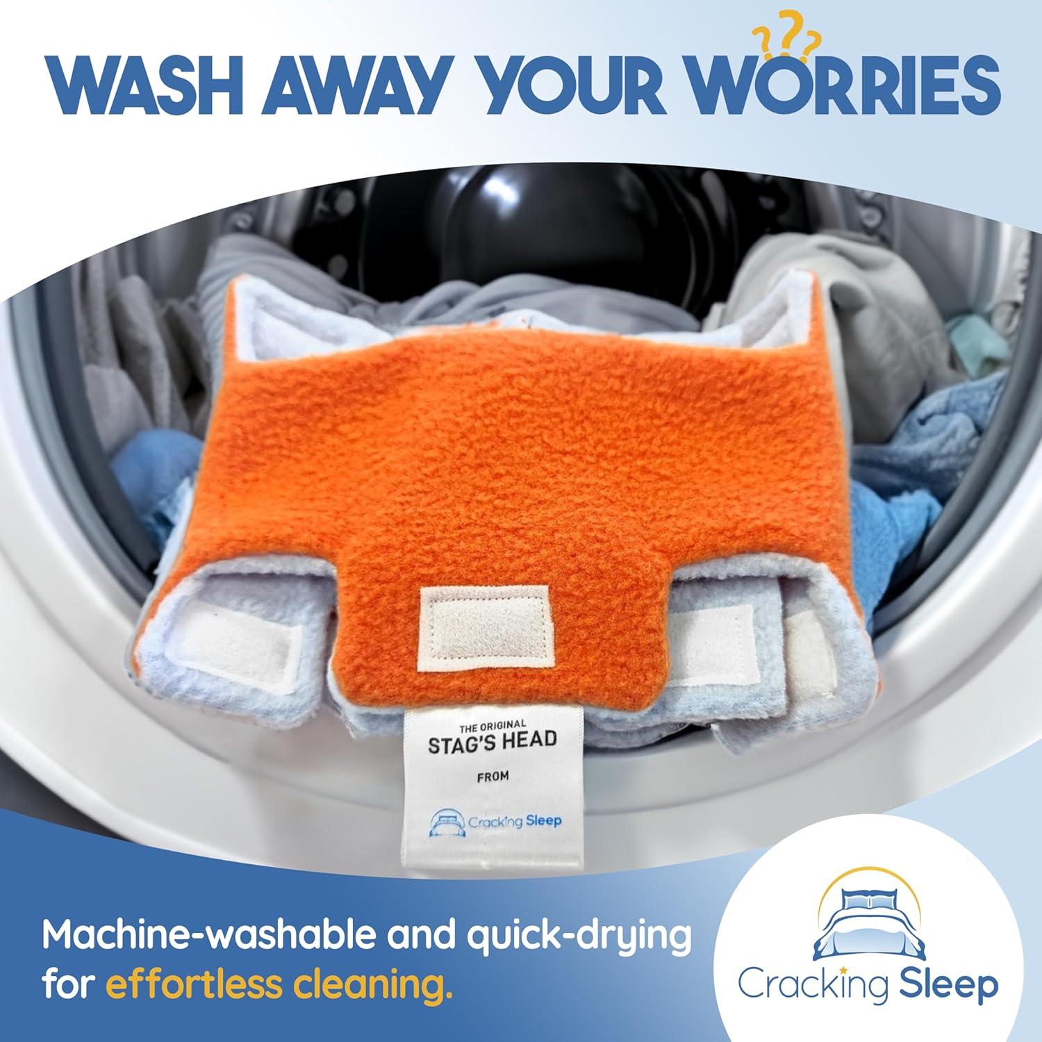 Cubierta CPAP Cracking Sleep Reversible Naranja Azul 18x14cm