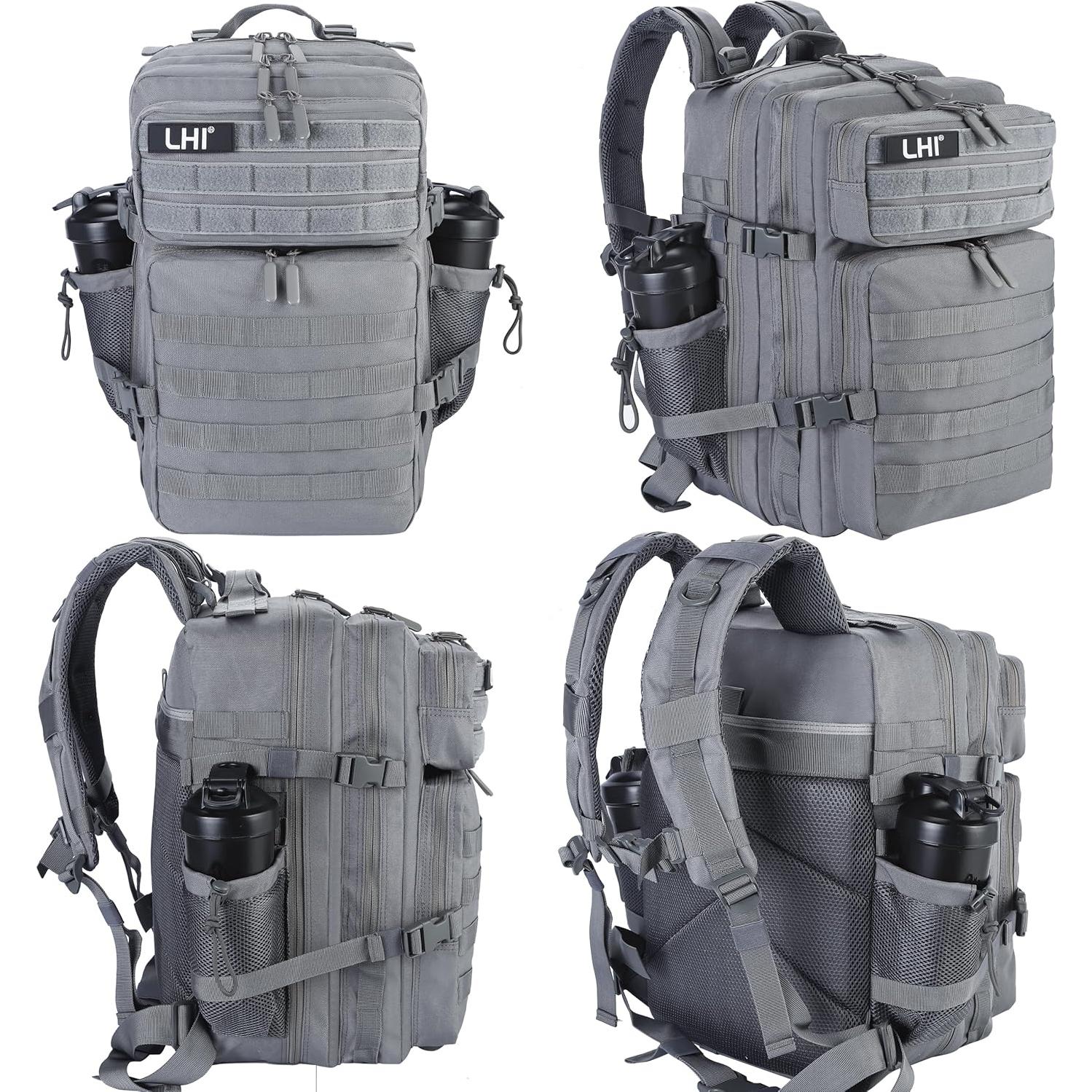 Mochila Táctica Militar LHI 45L con Sistema Molle