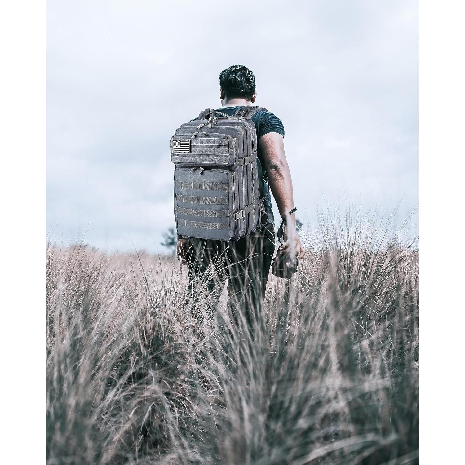 Mochila Táctica Militar LHI 45L con Sistema Molle