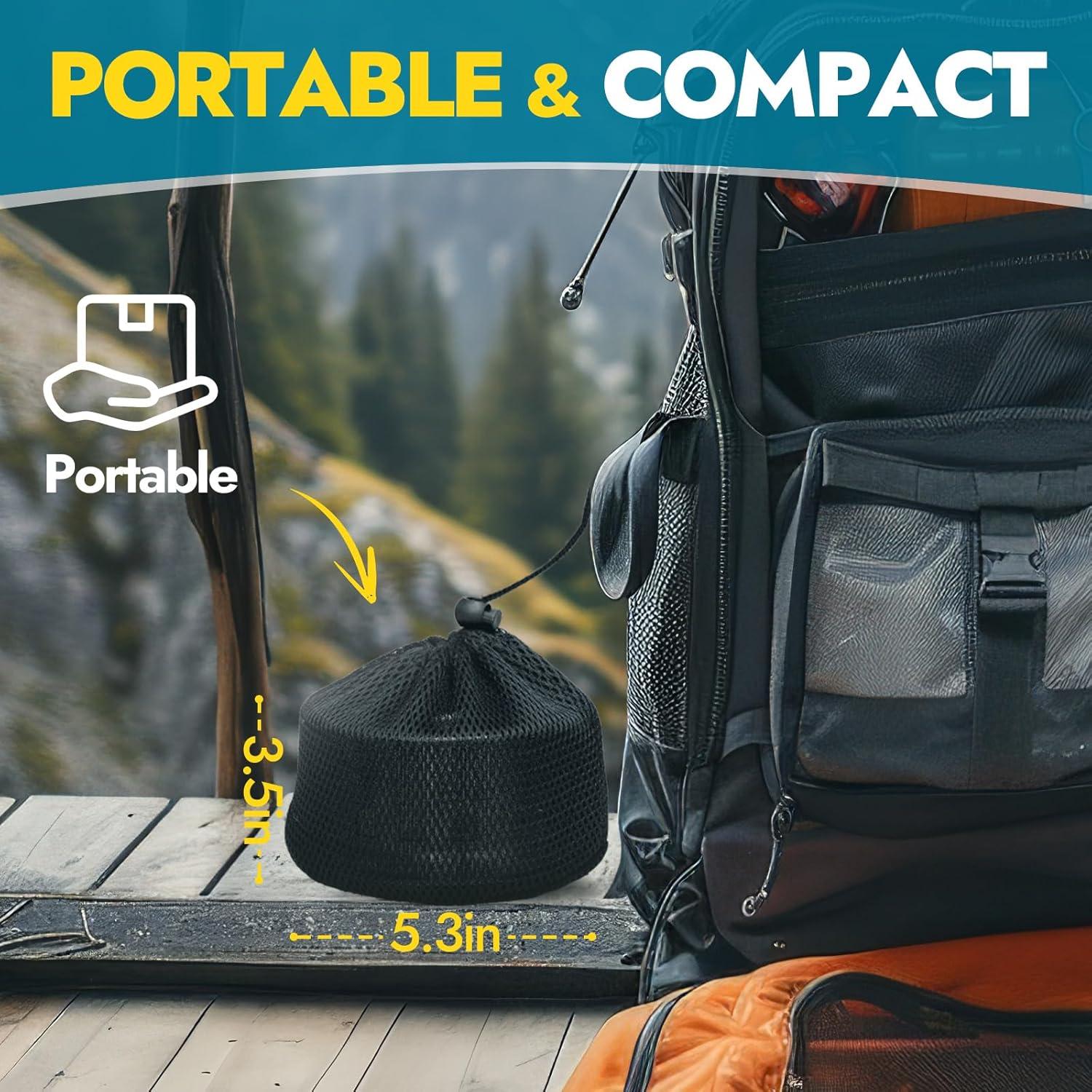 Estufa de Camping CANWAY OT-CS0102 Acero Inoxidable Plegable