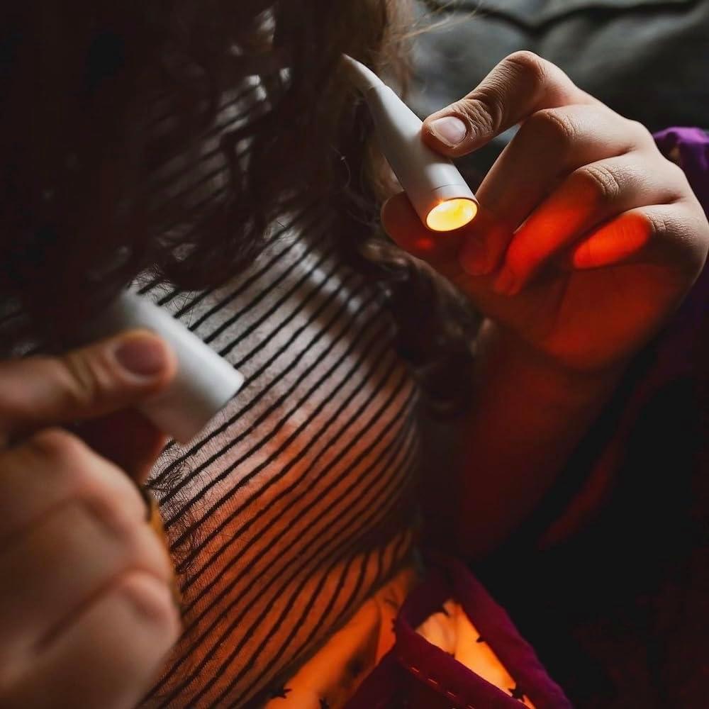 Lumos Knitting Light, Crafter Light Around Neck for Knitters and Crocheters, 3 Colors & Adjustable Brightness. Portable, Wearable, Rechargeable&Long Lasting (White)